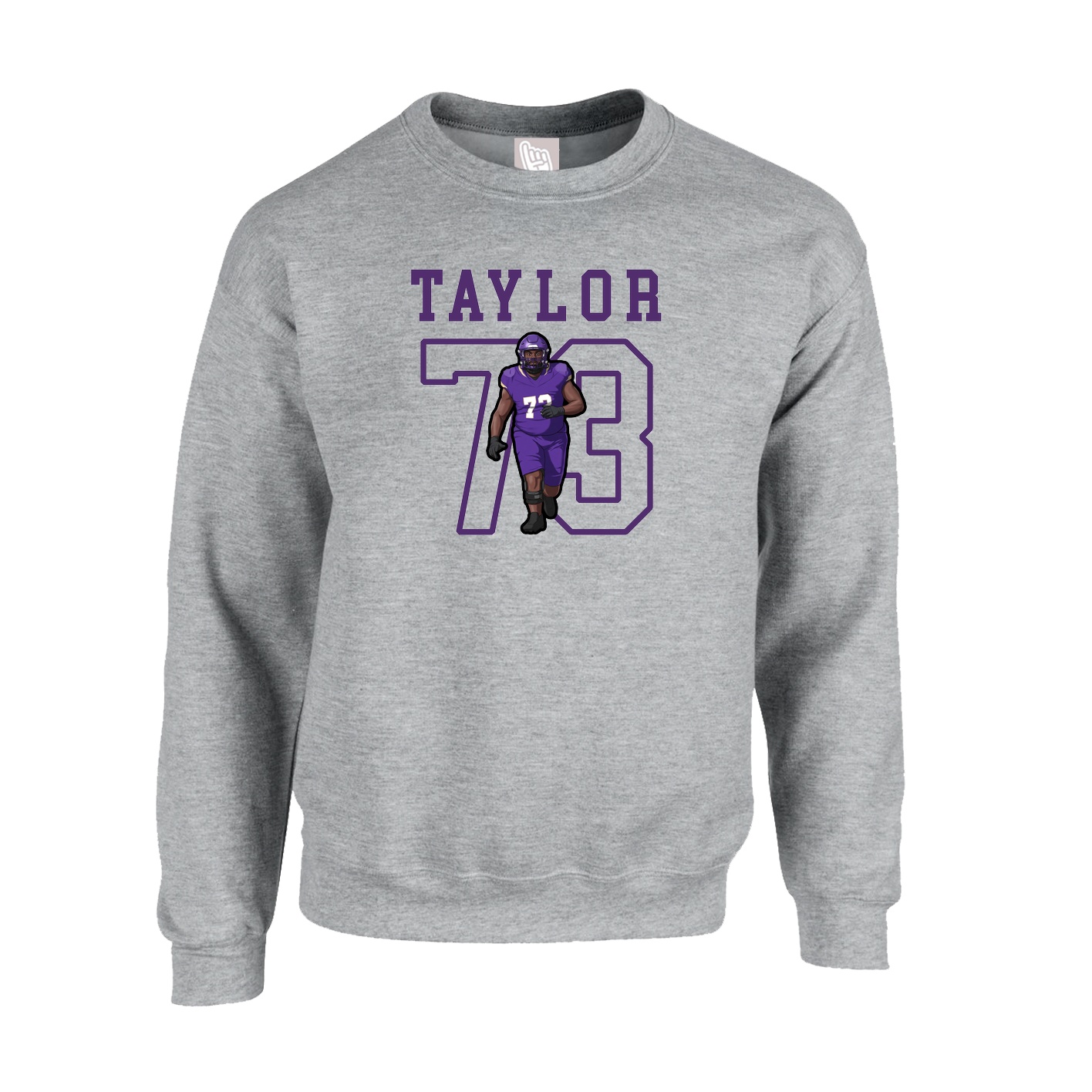 Fleece Crew — Shirsey in Grey