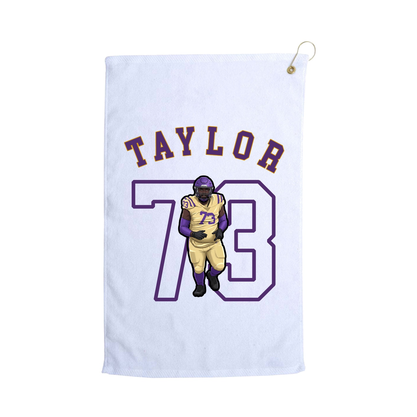 Golf Towel — Shirsey Arch in White