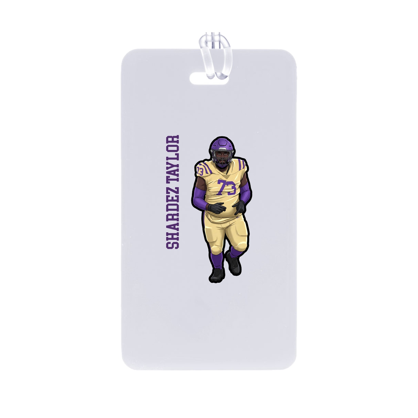Bag Tag — Name Vertical in Classic