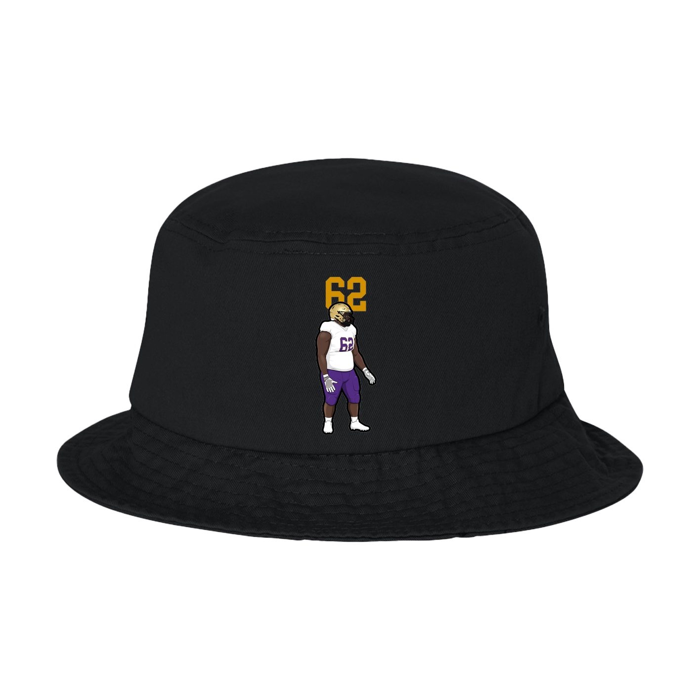 Bucket Cap — Number Top in Black