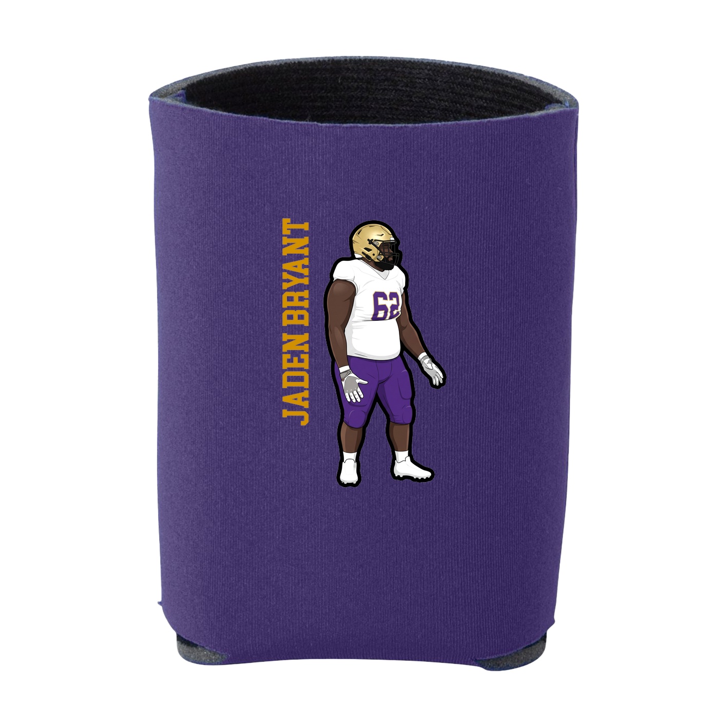 Can Holder — Name Vertical in Purple
