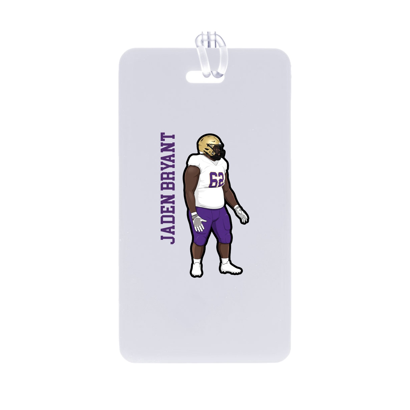Bag Tag — Name Vertical in Classic