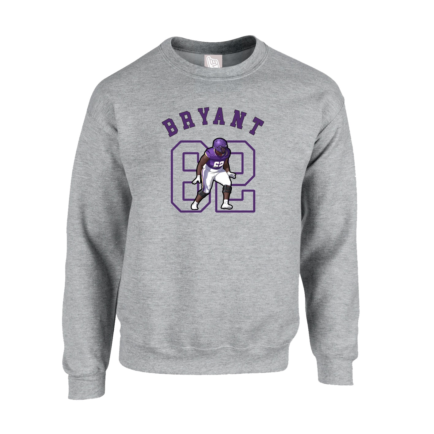 Fleece Crew — Shirsey Arch in Grey