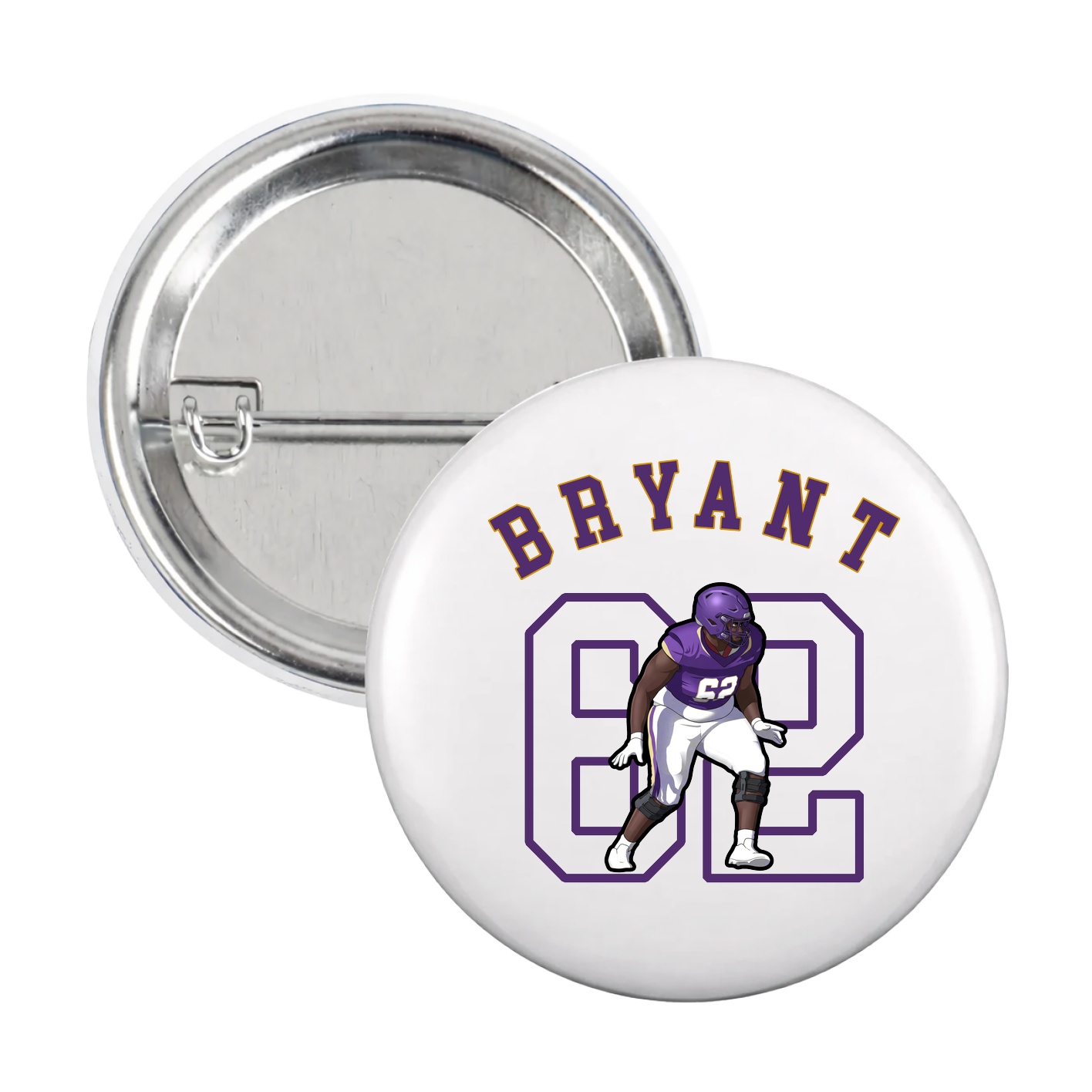 Game Day Button — Shirsey Arch in White