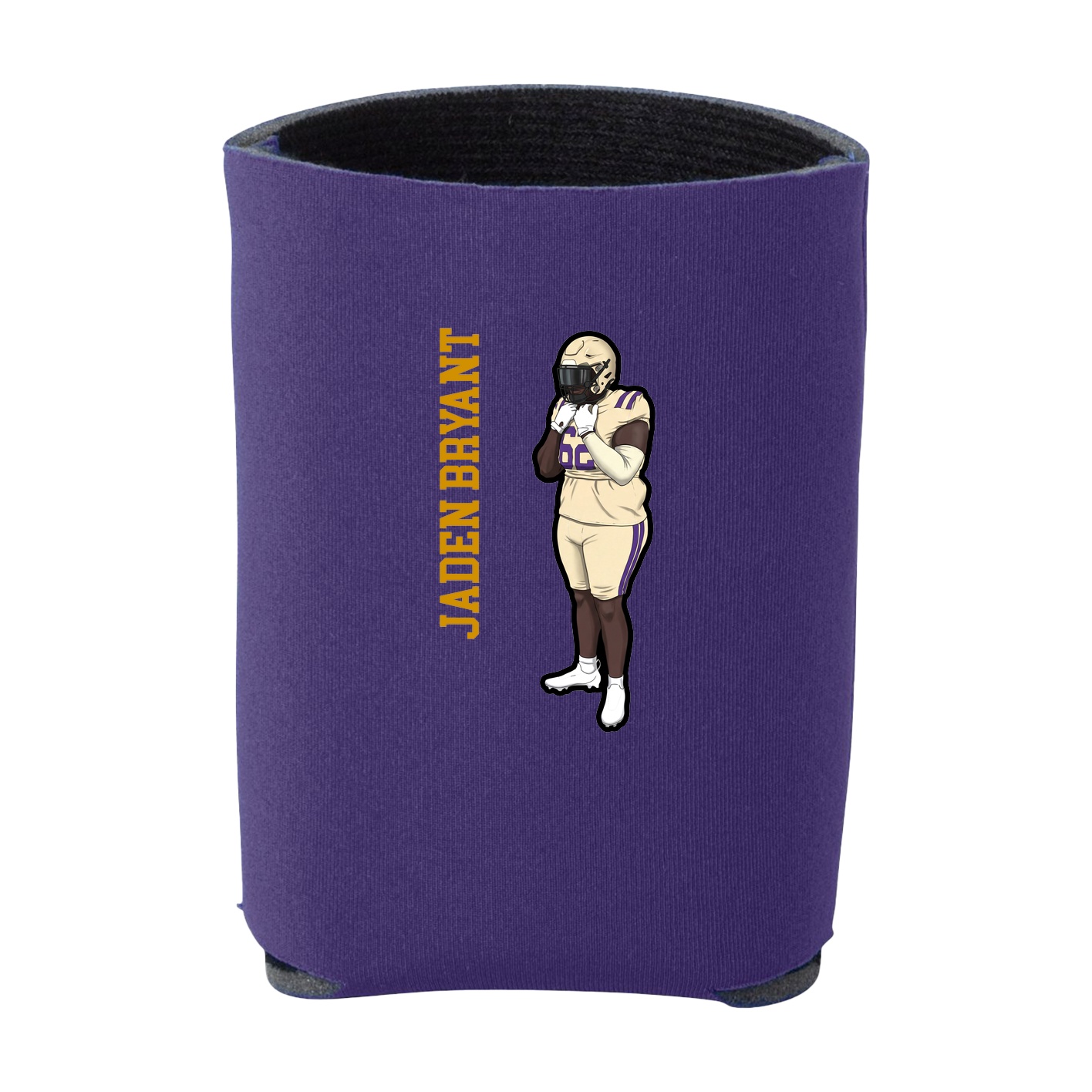 Can Holder — Name Vertical in Purple
