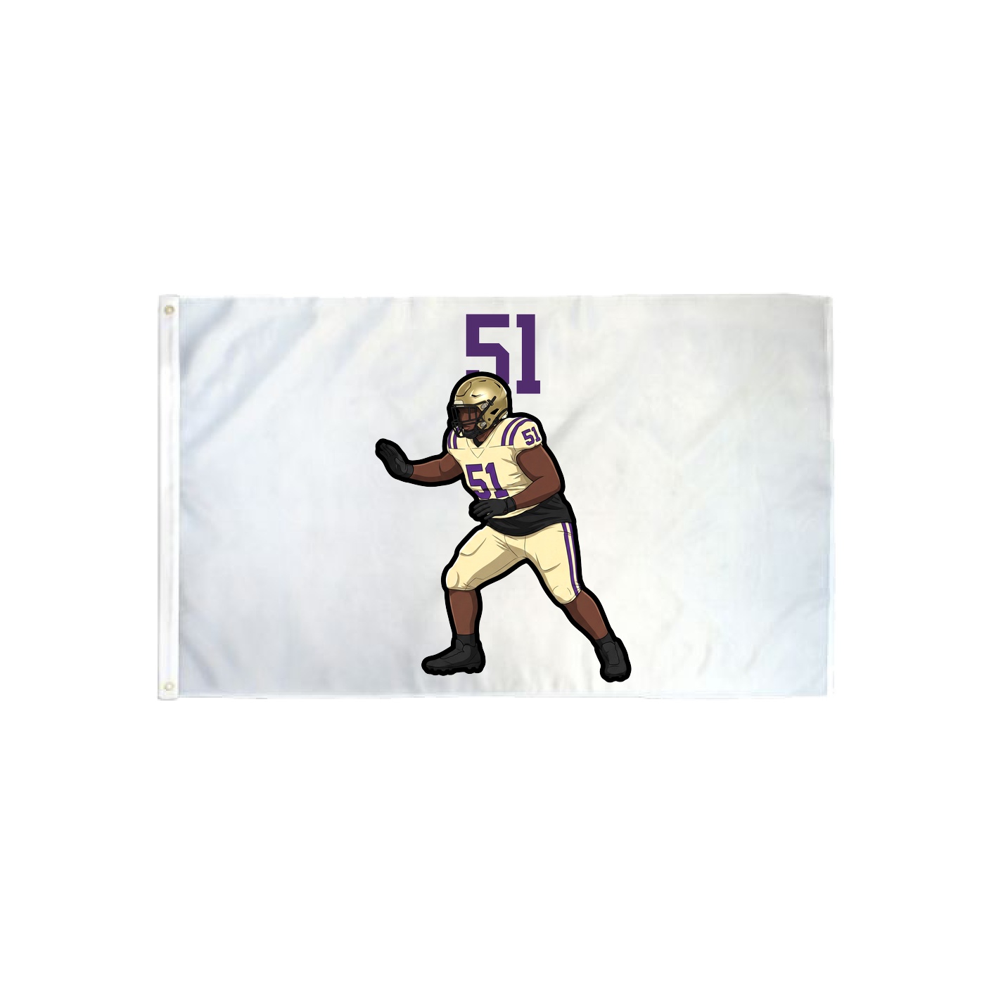 3x5 Flag — Number Top in Classic