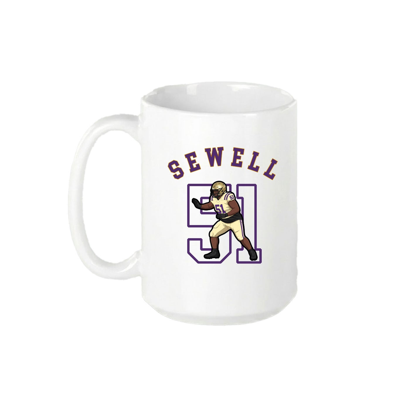 15oz Coffee Mug — Shirsey Arch in White