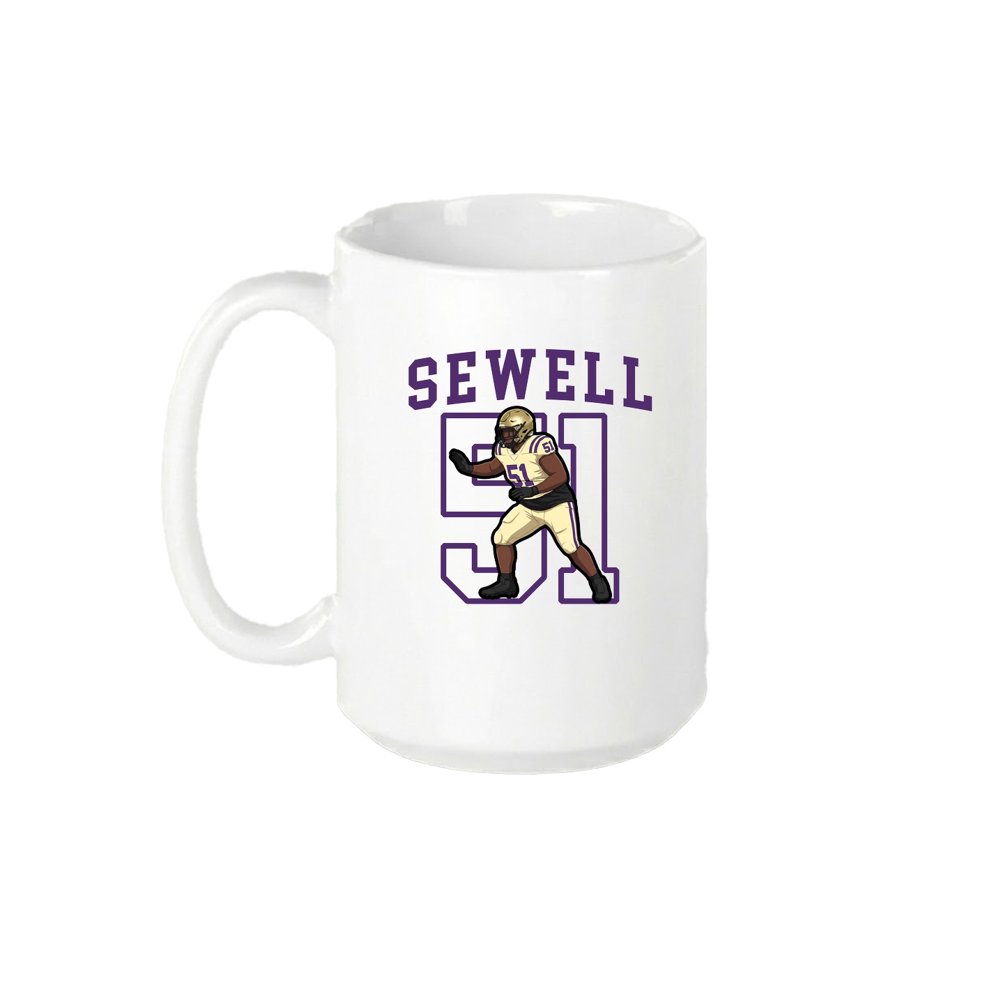 15oz Coffee Mug — Shirsey in White