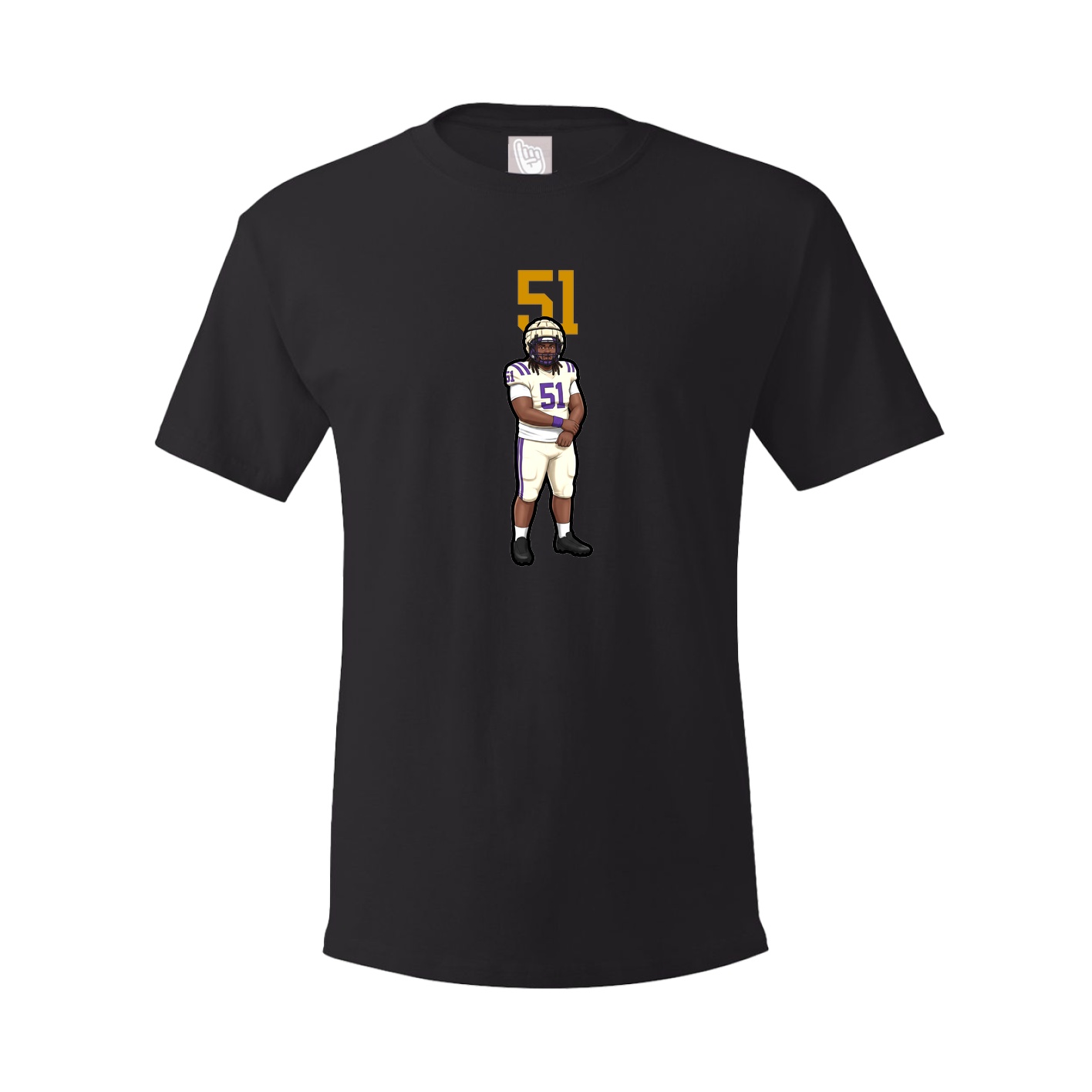 Tee — Number Top in Black