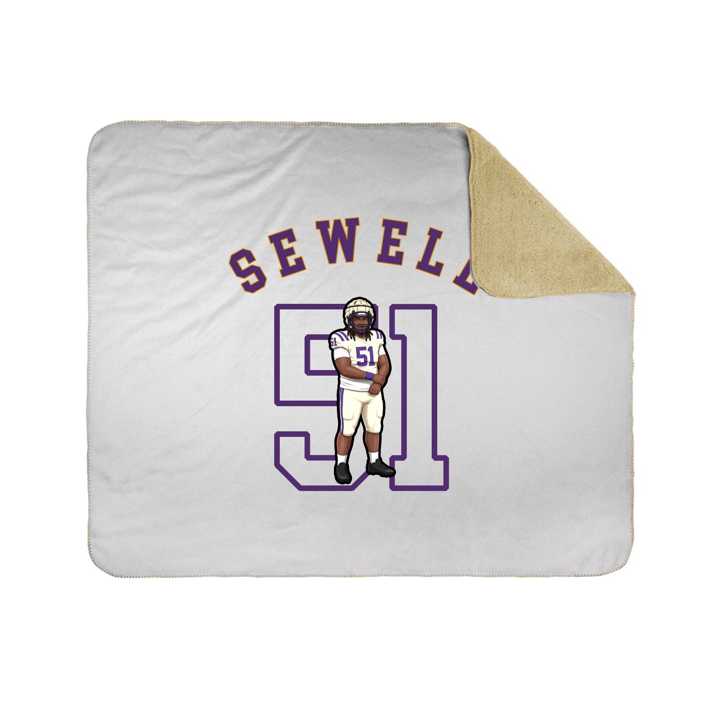 Throw Blanket — Shirsey Arch in White