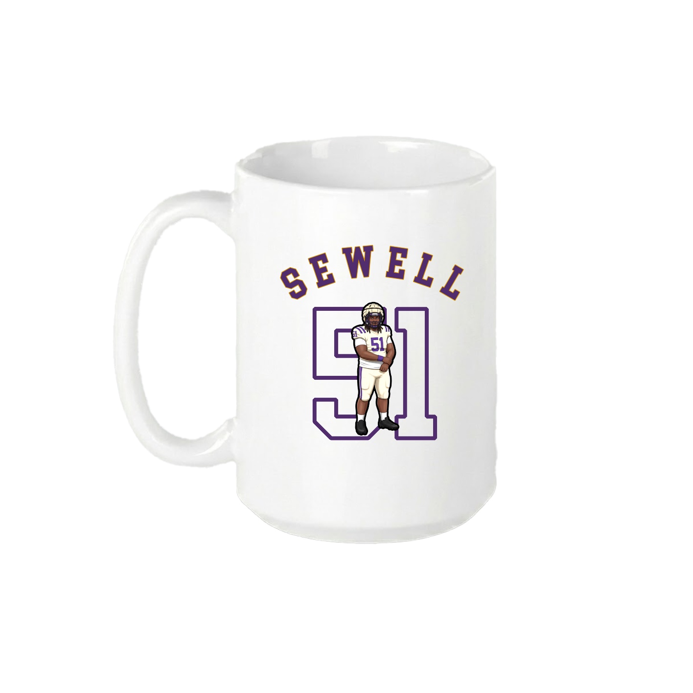 15oz Coffee Mug — Shirsey Arch in White