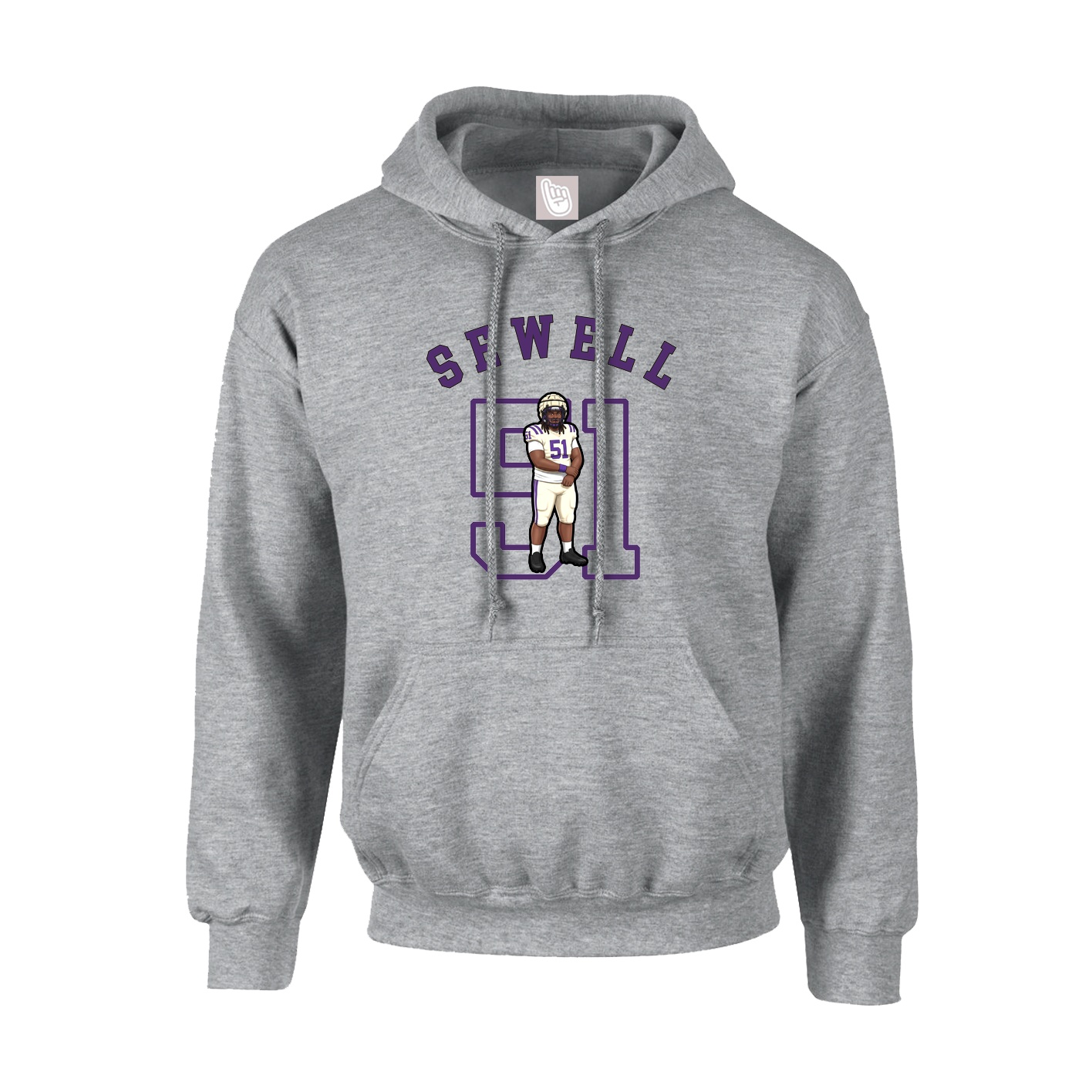 Youth Hoodie — Shirsey Arch in Grey