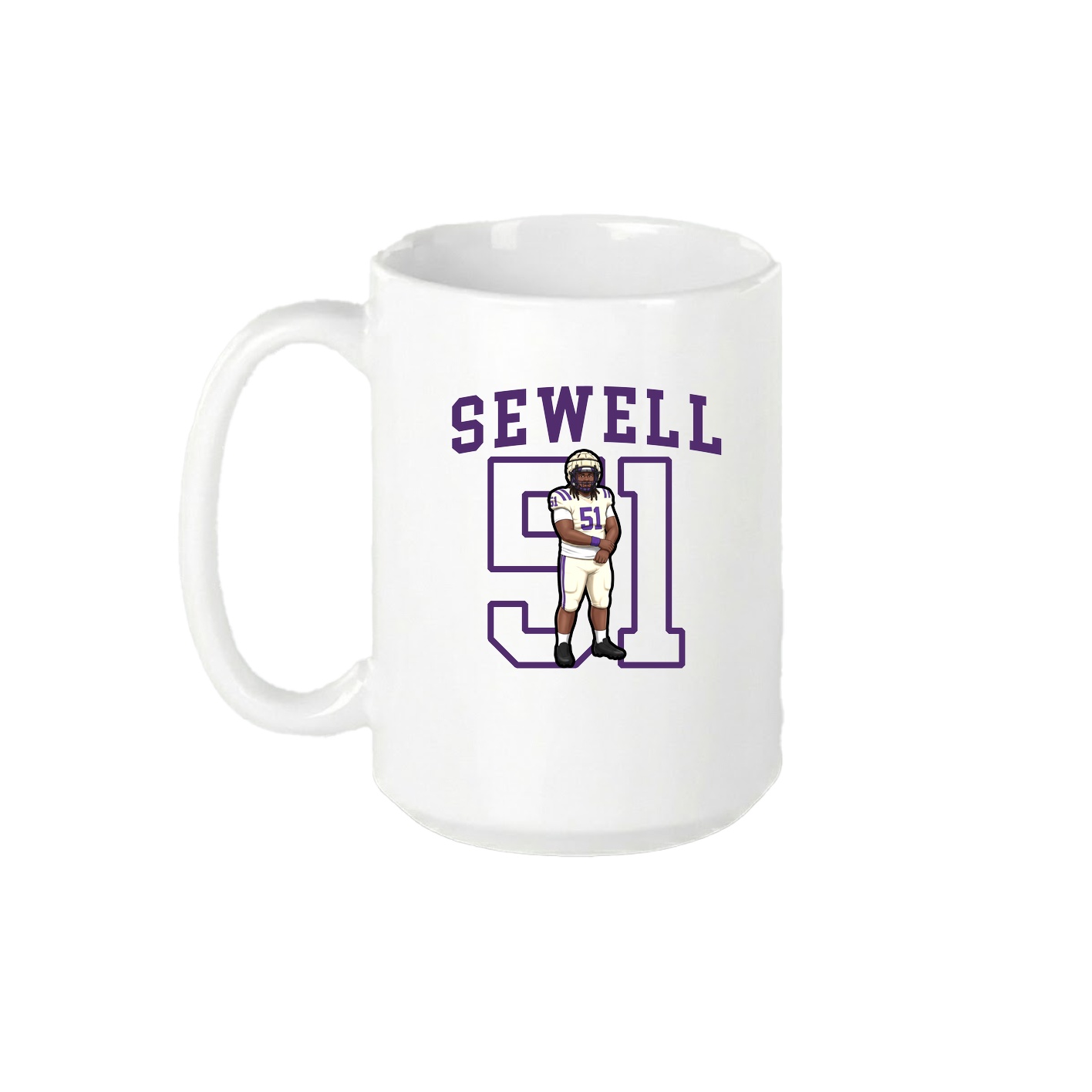 15oz Coffee Mug — Shirsey in White