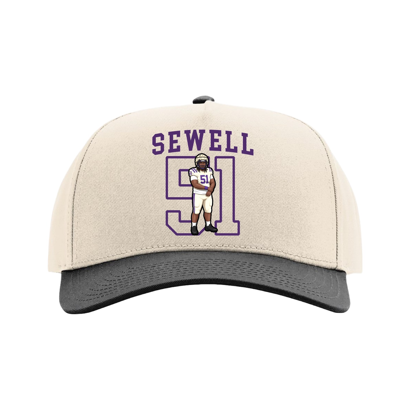 Full Fabric Five-Panel Champ Cap