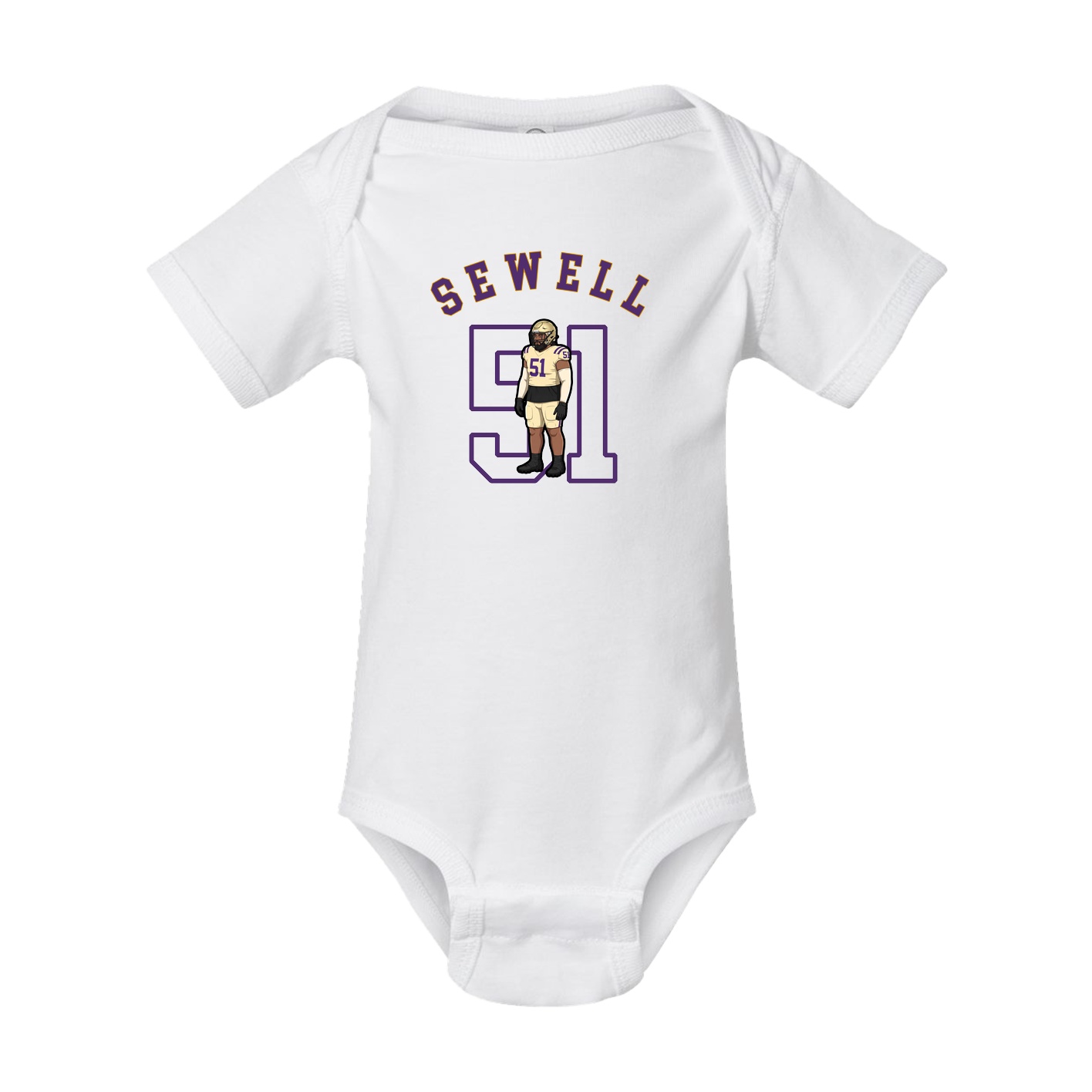 Baby Onesie — Shirsey Arch in White