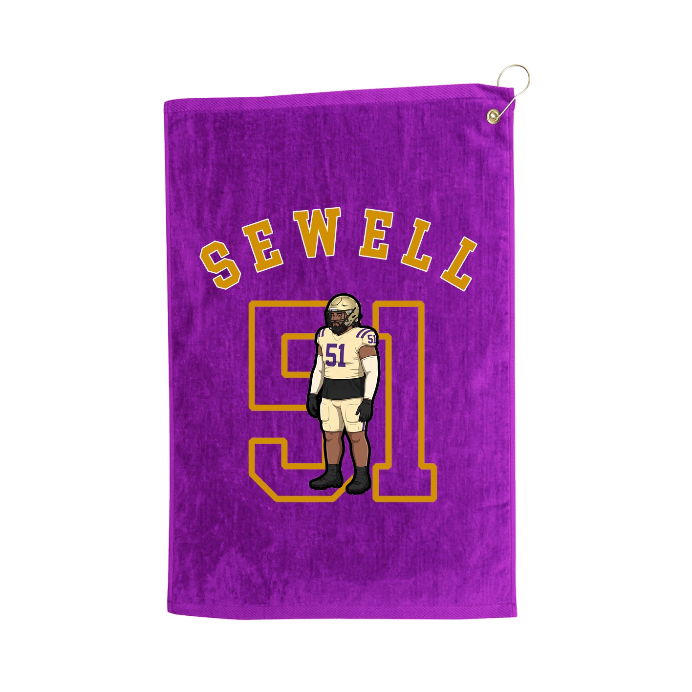 Golf Towel — Shirsey Arch in Purple