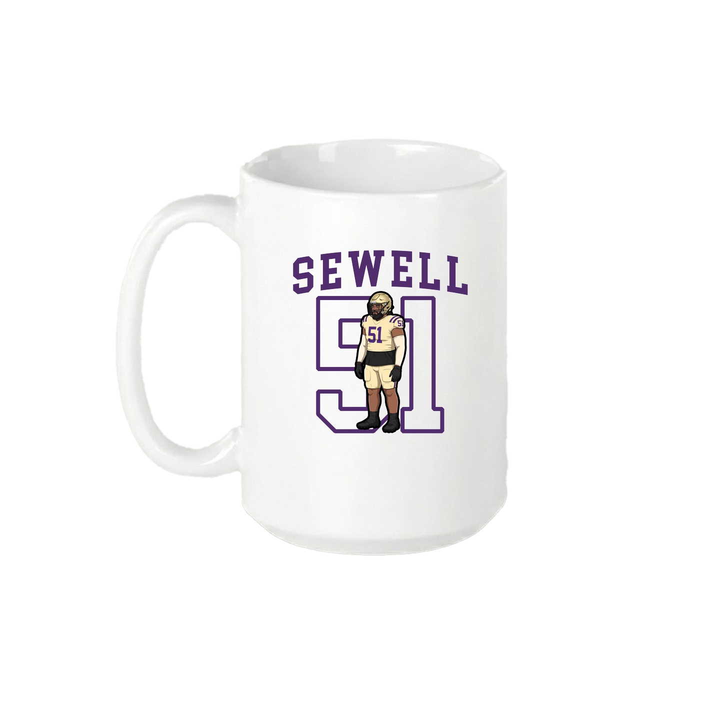 15oz Coffee Mug — Shirsey in White