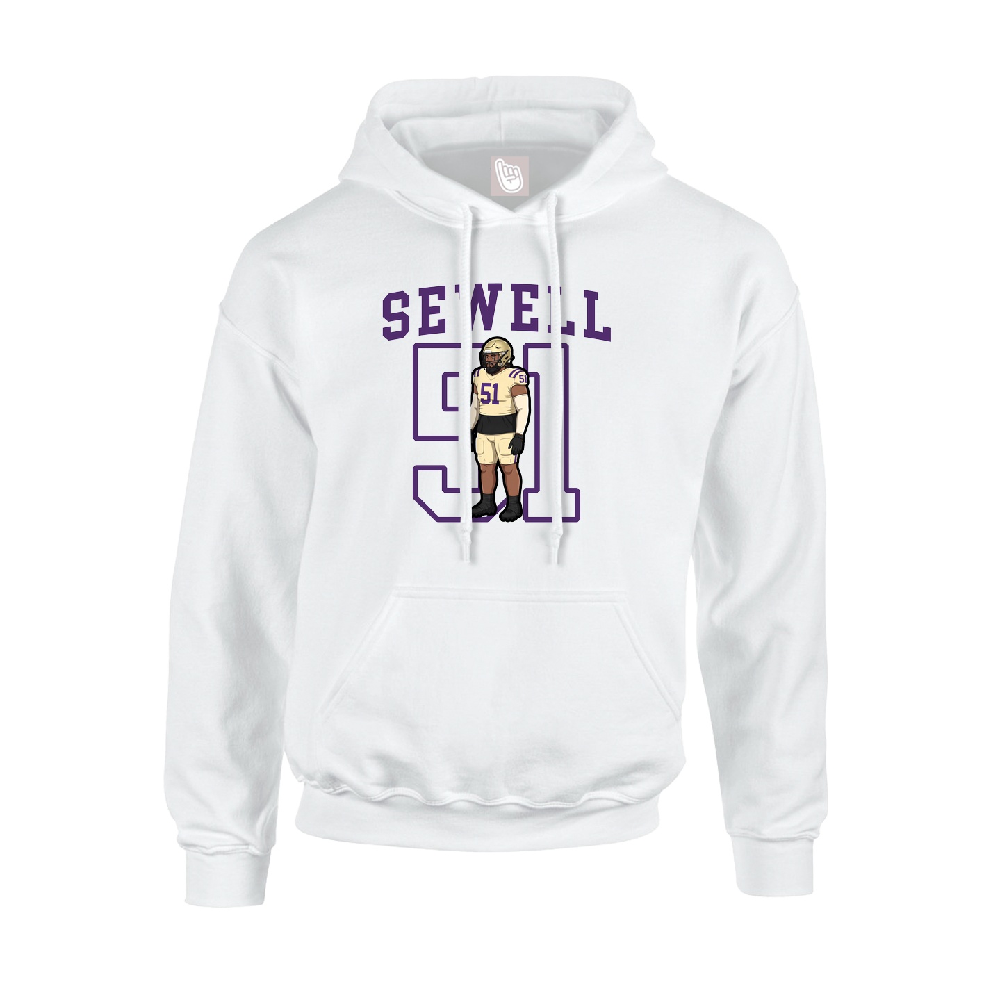 Youth Hoodie — Shirsey in White