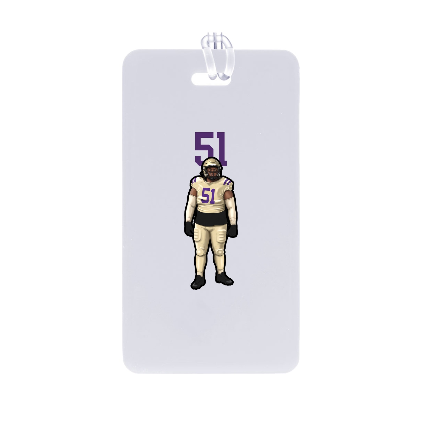 Bag Tag — Number Top in Classic