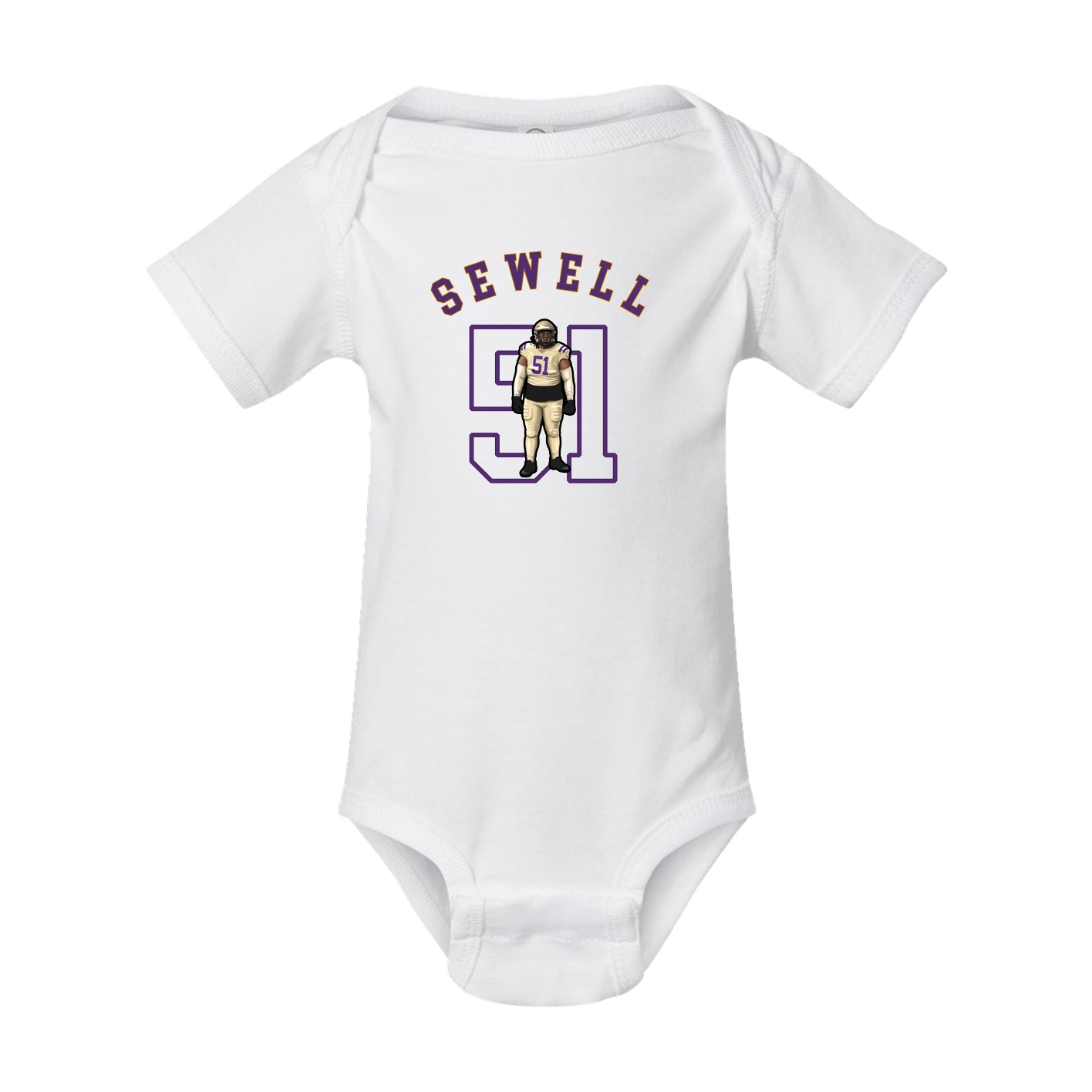 Baby Onesie — Shirsey Arch in White