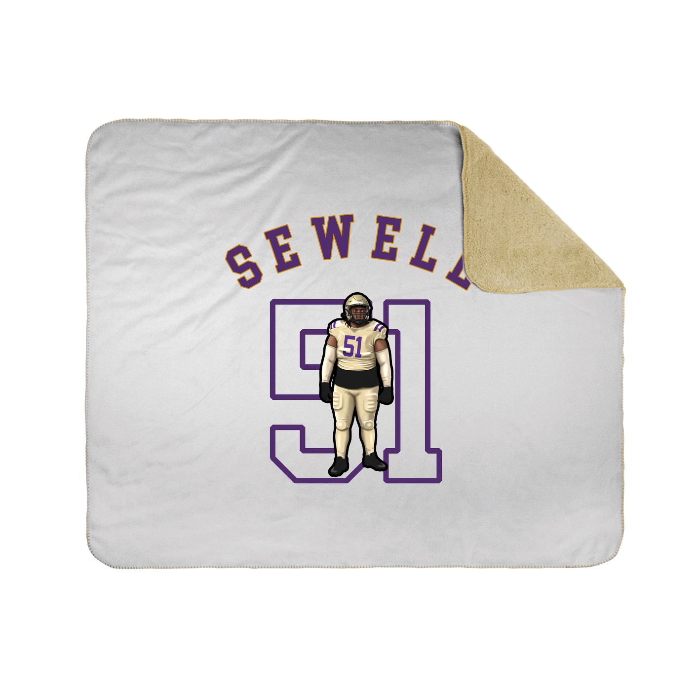 Throw Blanket — Shirsey Arch in White