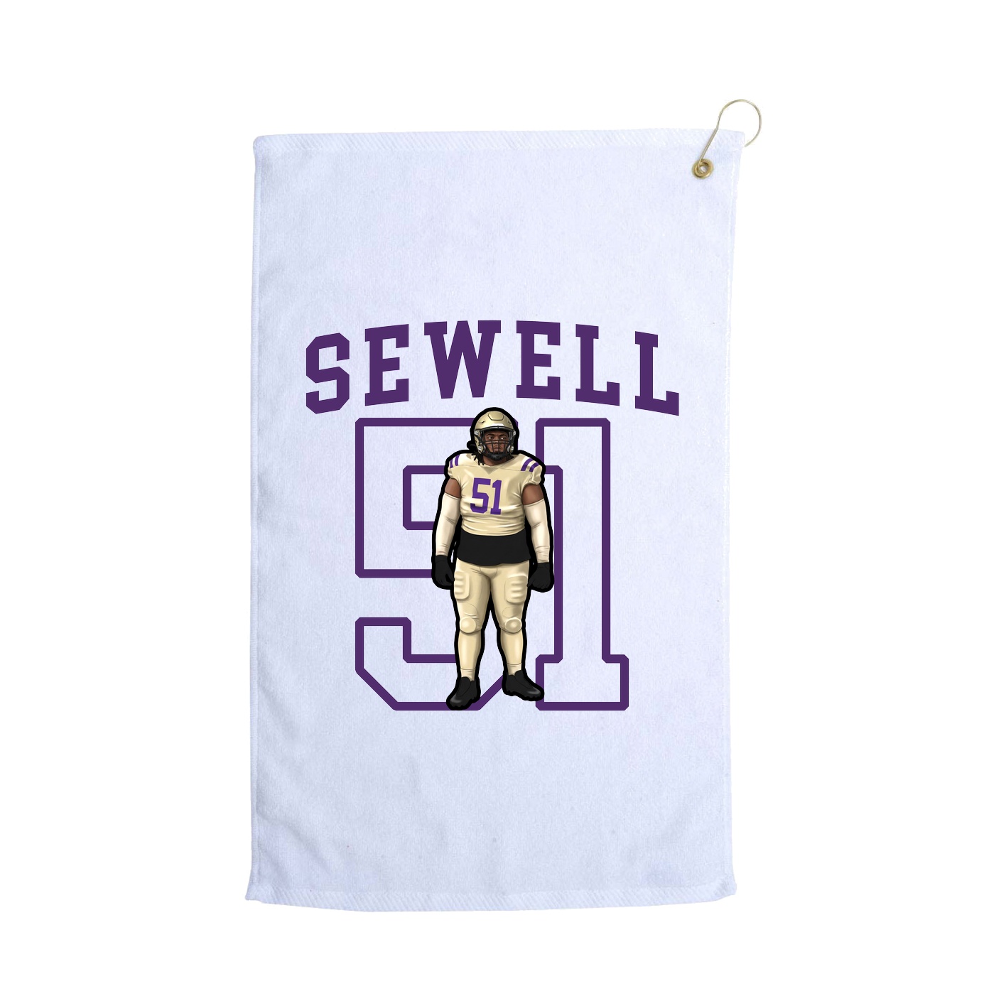 Golf Towel — Shirsey in White