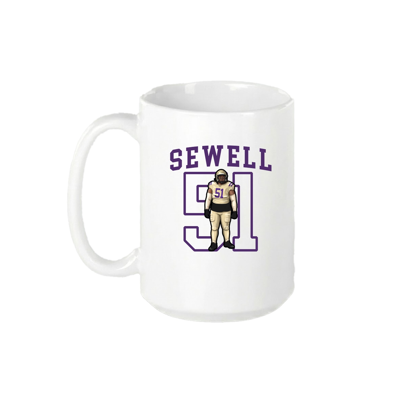 15oz Coffee Mug — Shirsey in White
