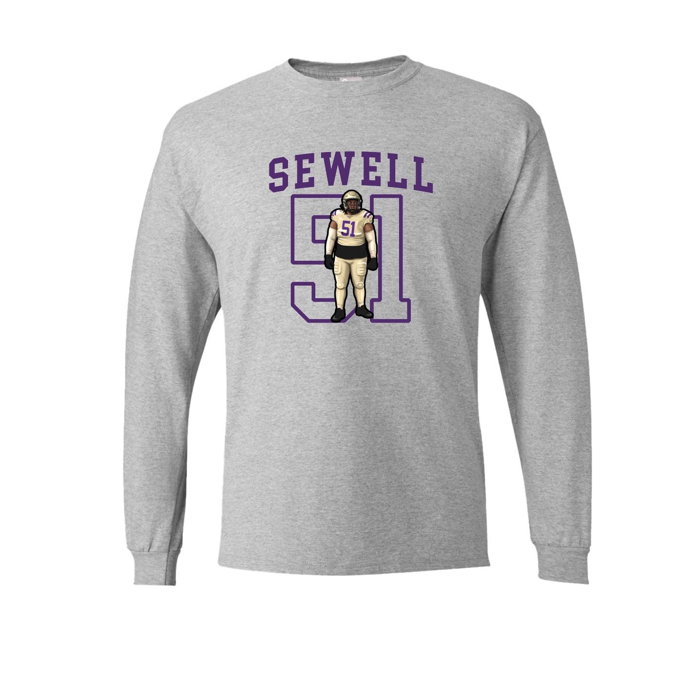Long Sleeve Tee — Shirsey in Grey