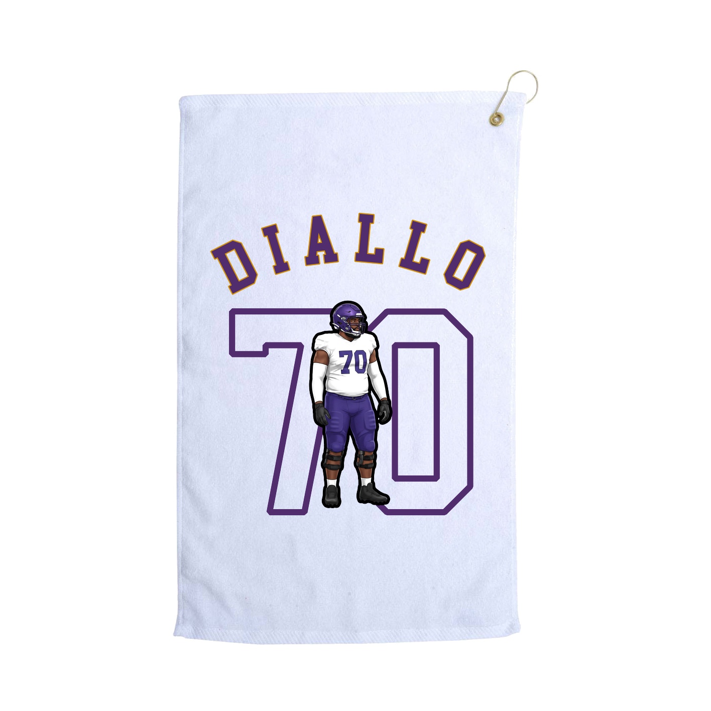 Golf Towel — Shirsey Arch in White