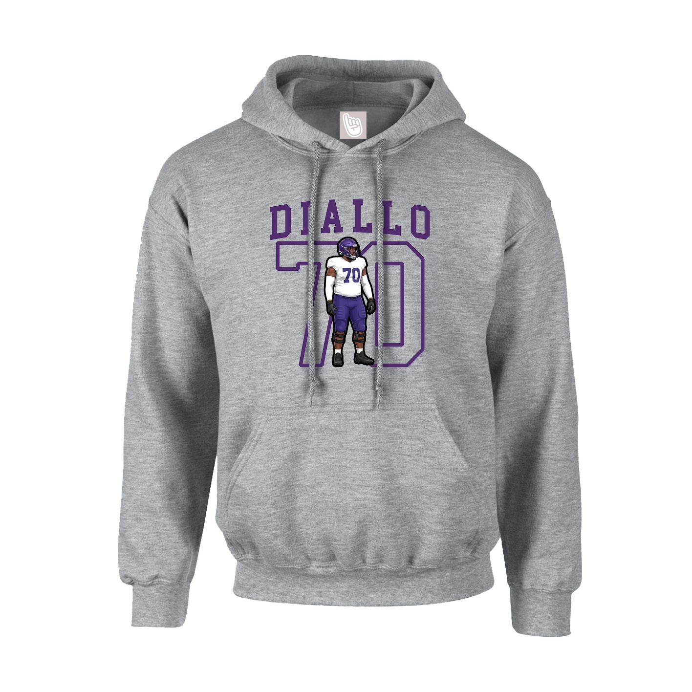 Hoodie — Shirsey in Grey