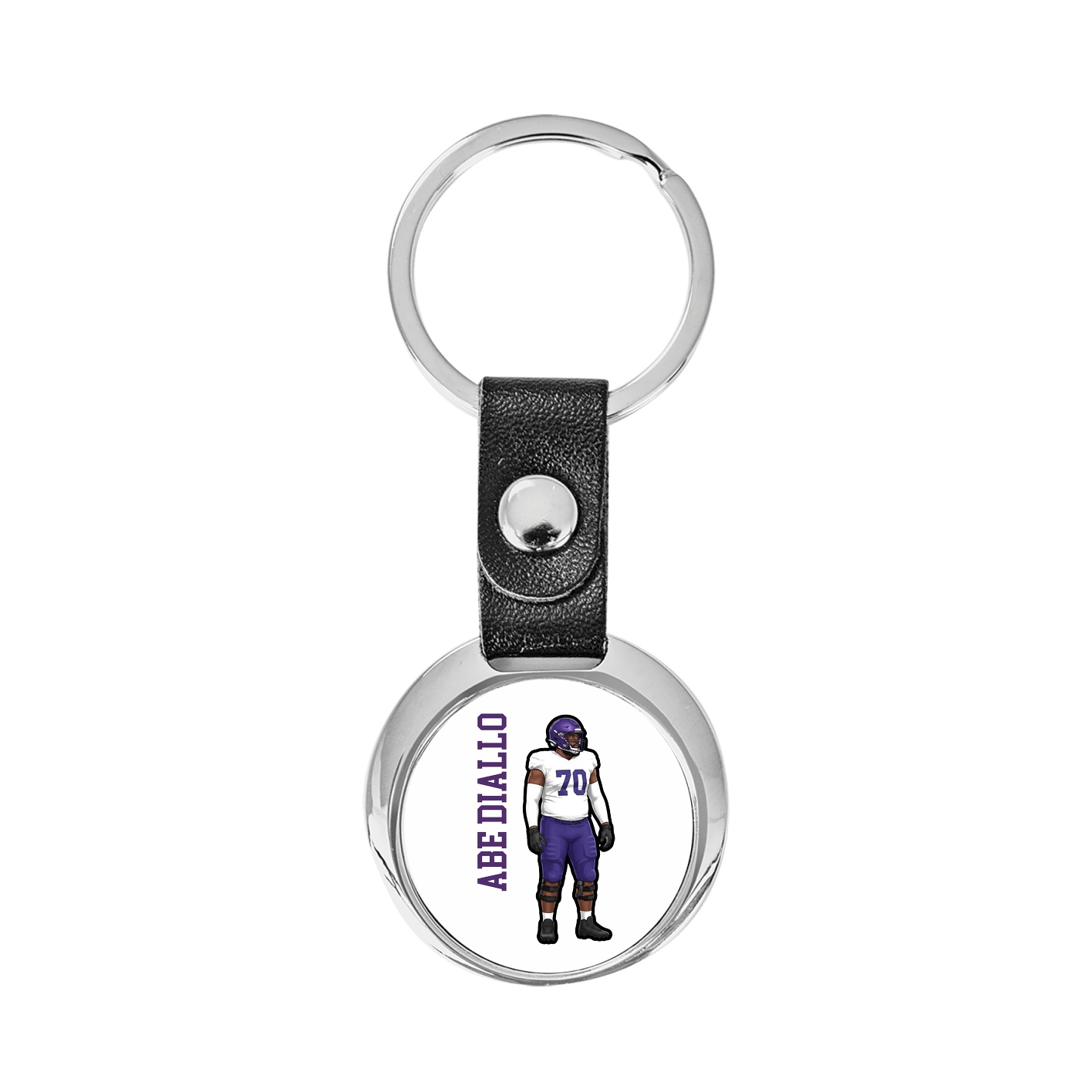 Key Chain — Name Vertical in Classic