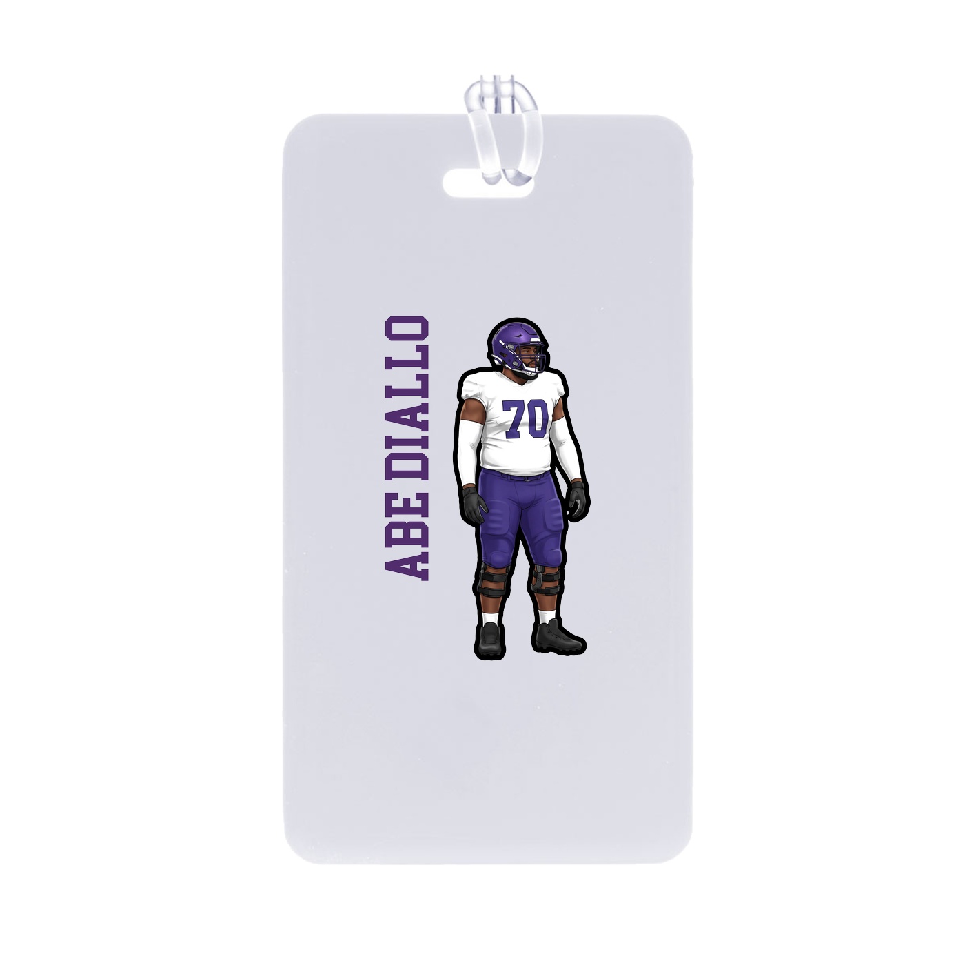 Bag Tag — Name Vertical in Classic