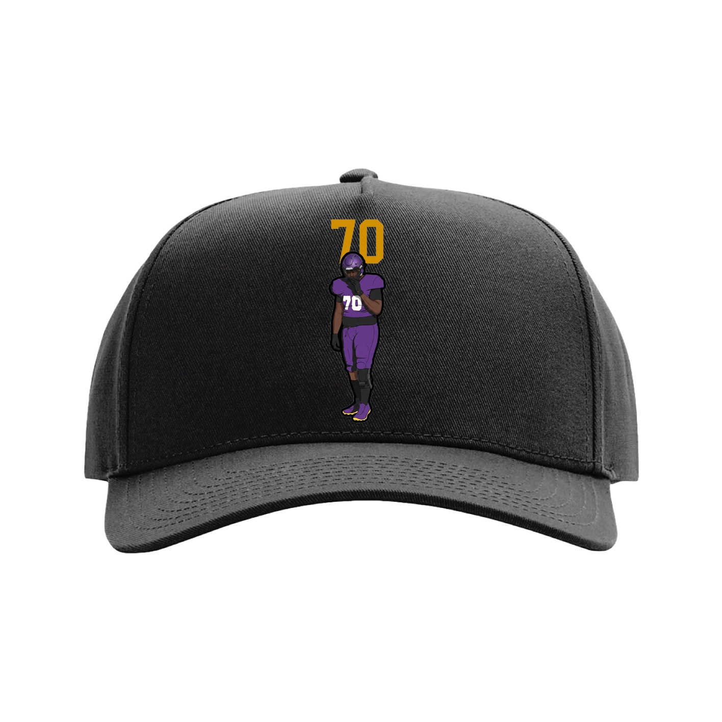 Full Fabric Five-Panel Champ Cap