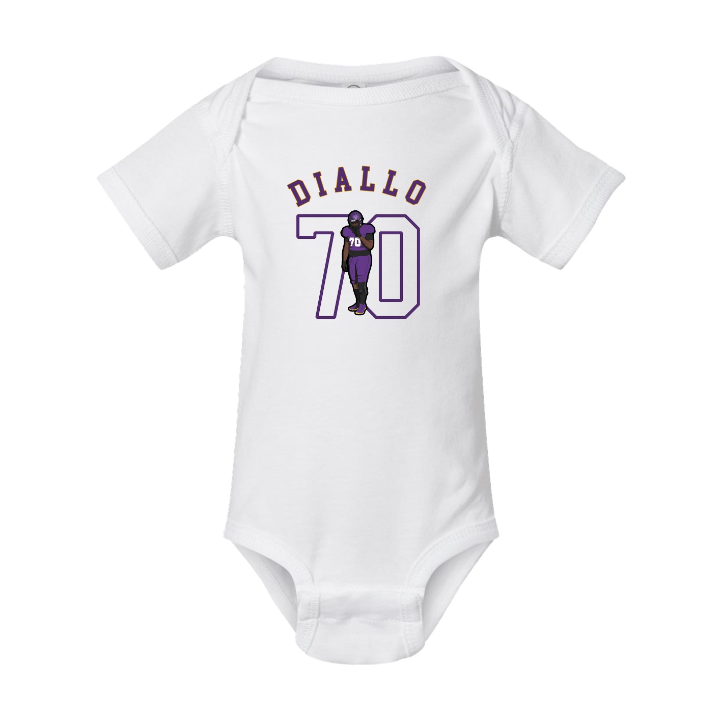 Baby Onesie — Shirsey Arch in White
