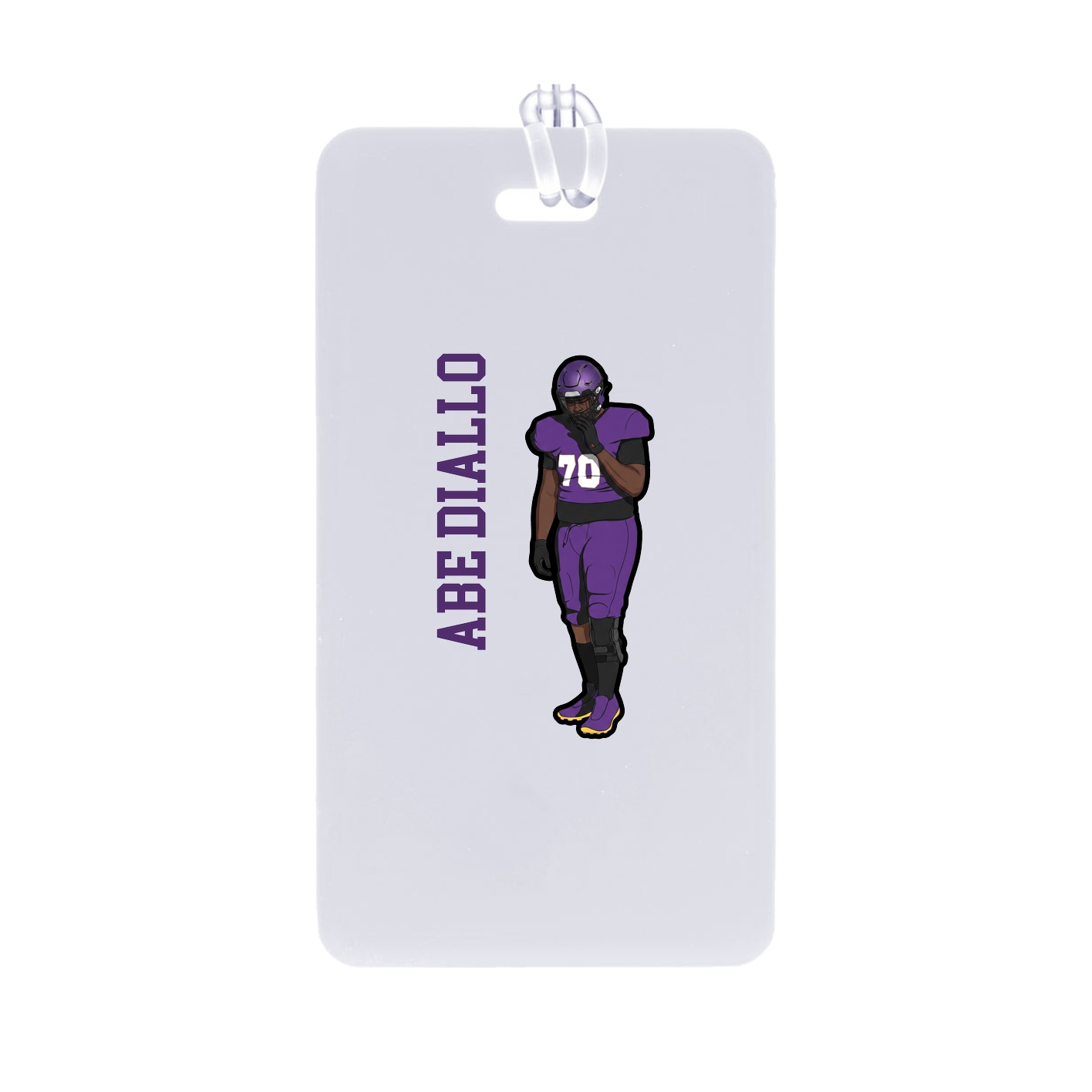 Bag Tag — Name Vertical in Classic