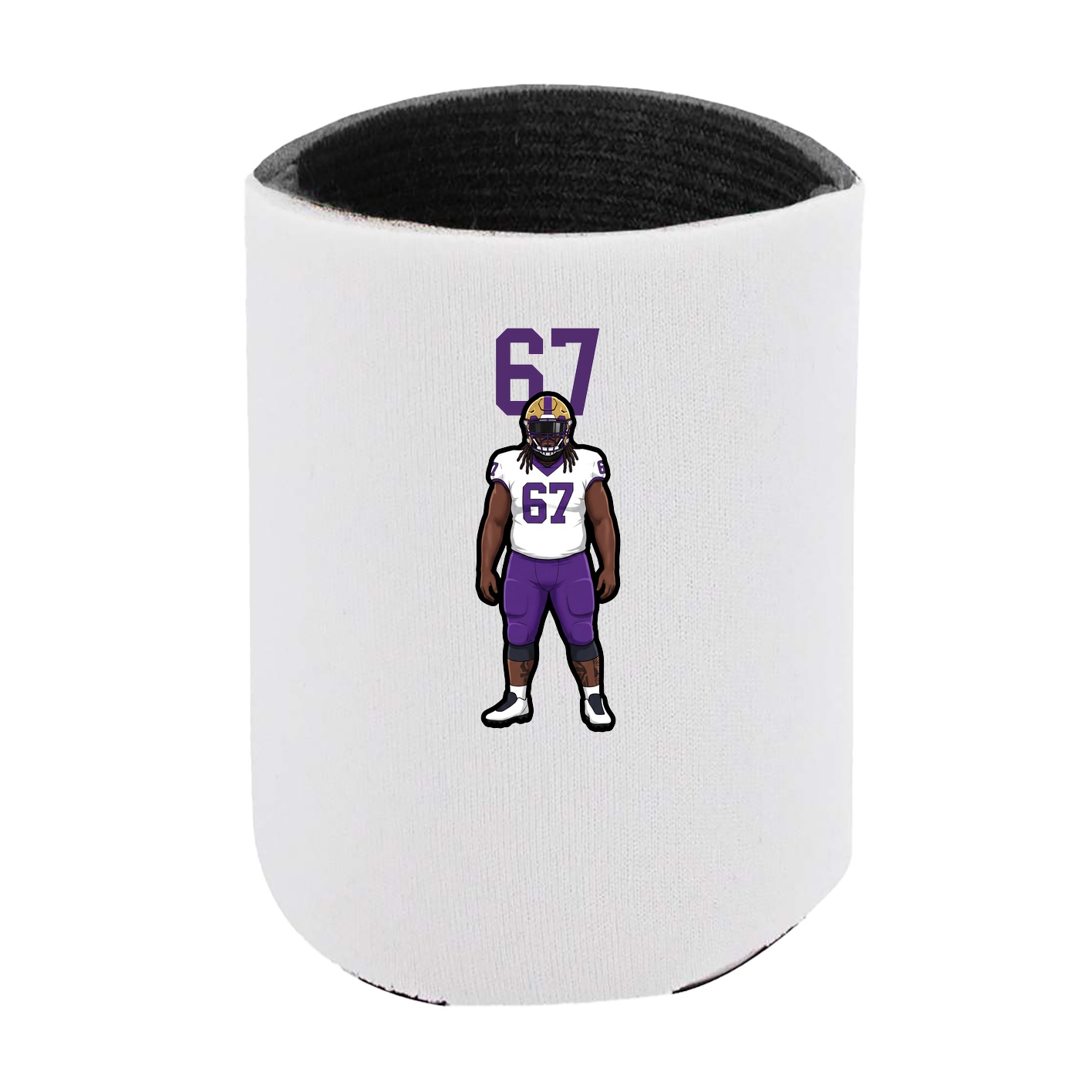 Can Holder — Number Top in White