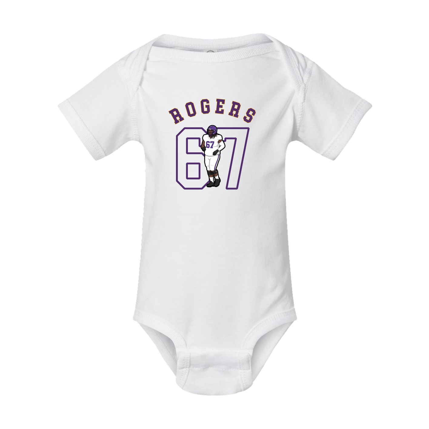 Baby Onesie — Shirsey Arch in White