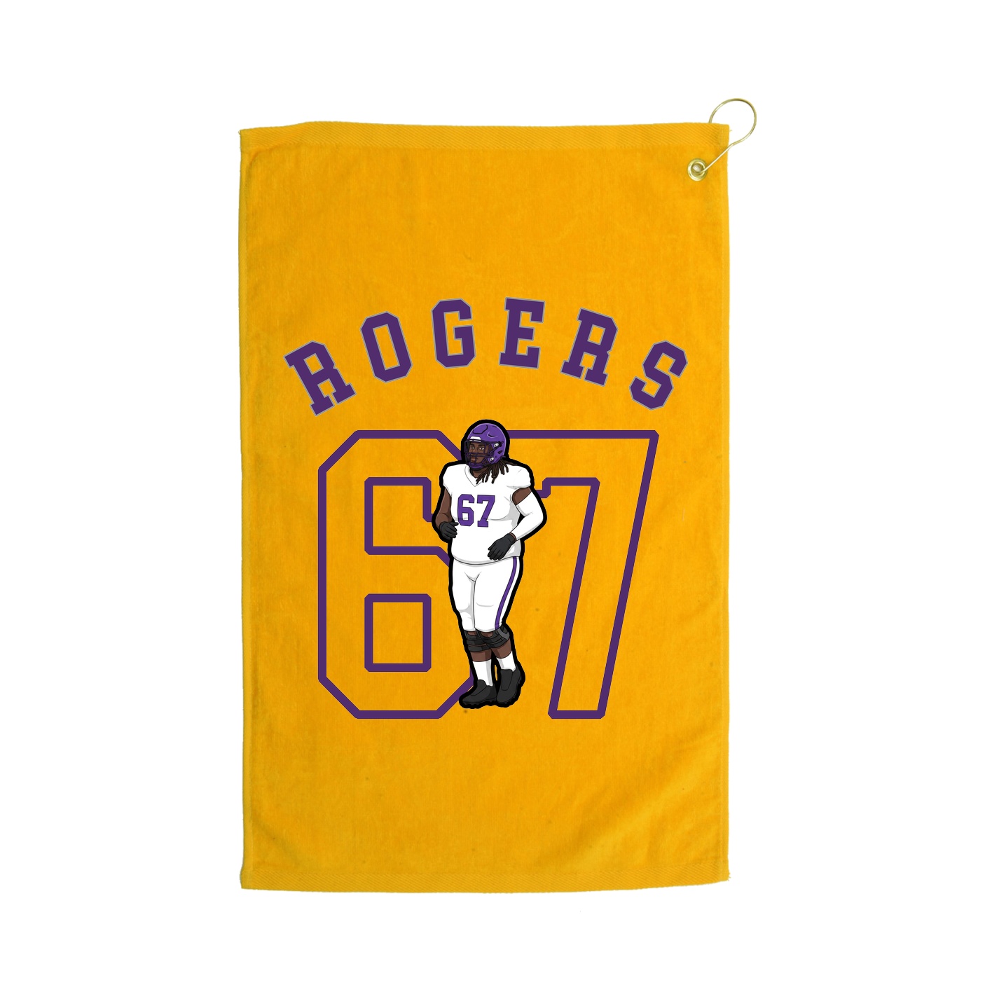 Golf Towel — Shirsey Arch in Gold