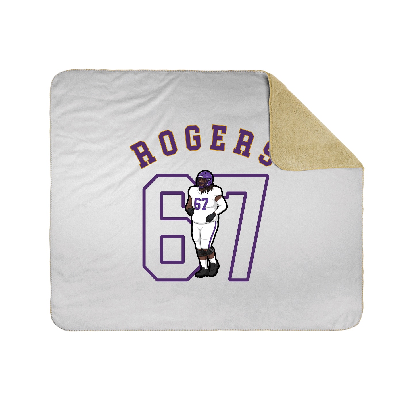 Throw Blanket — Shirsey Arch in White
