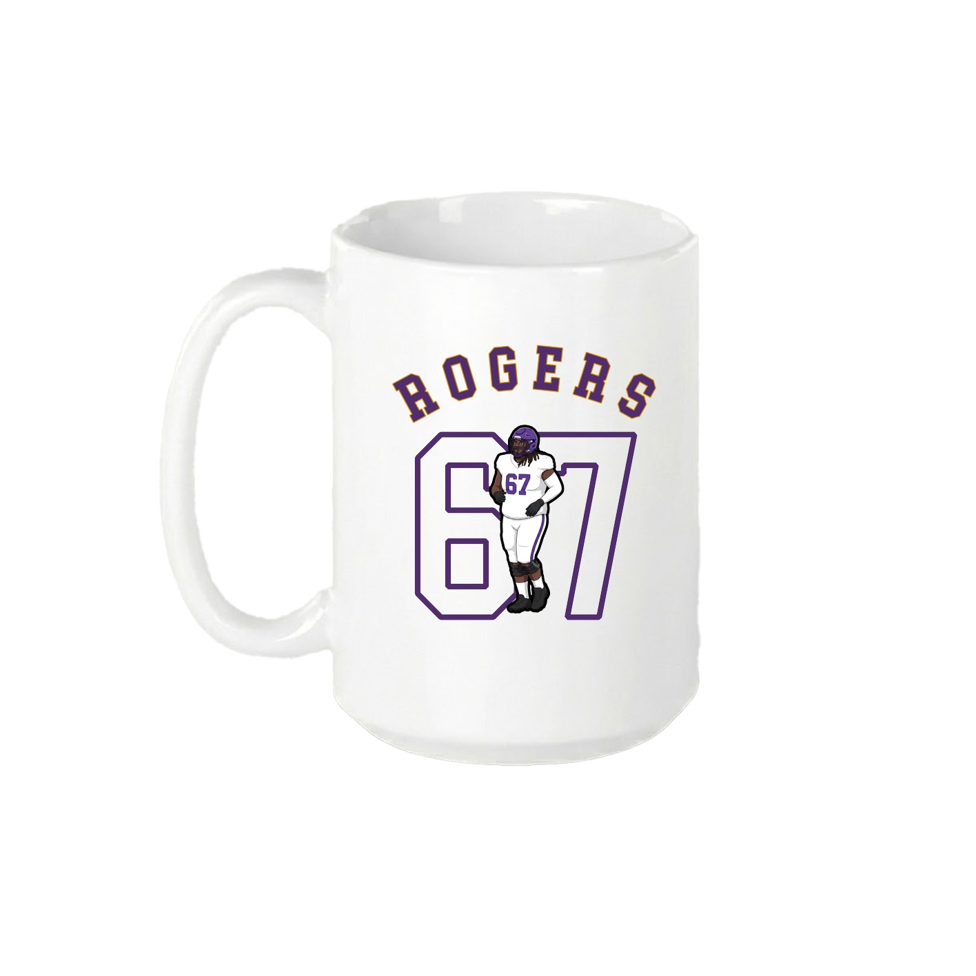15oz Coffee Mug — Shirsey Arch in White