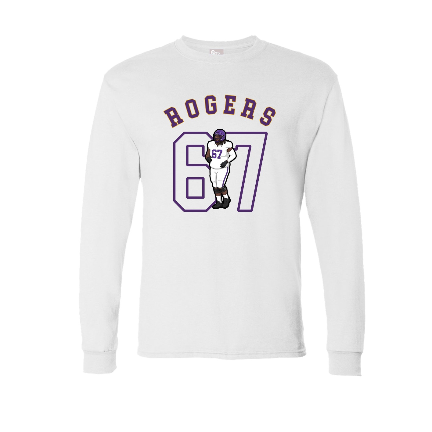 Long Sleeve Tee — Shirsey Arch in White