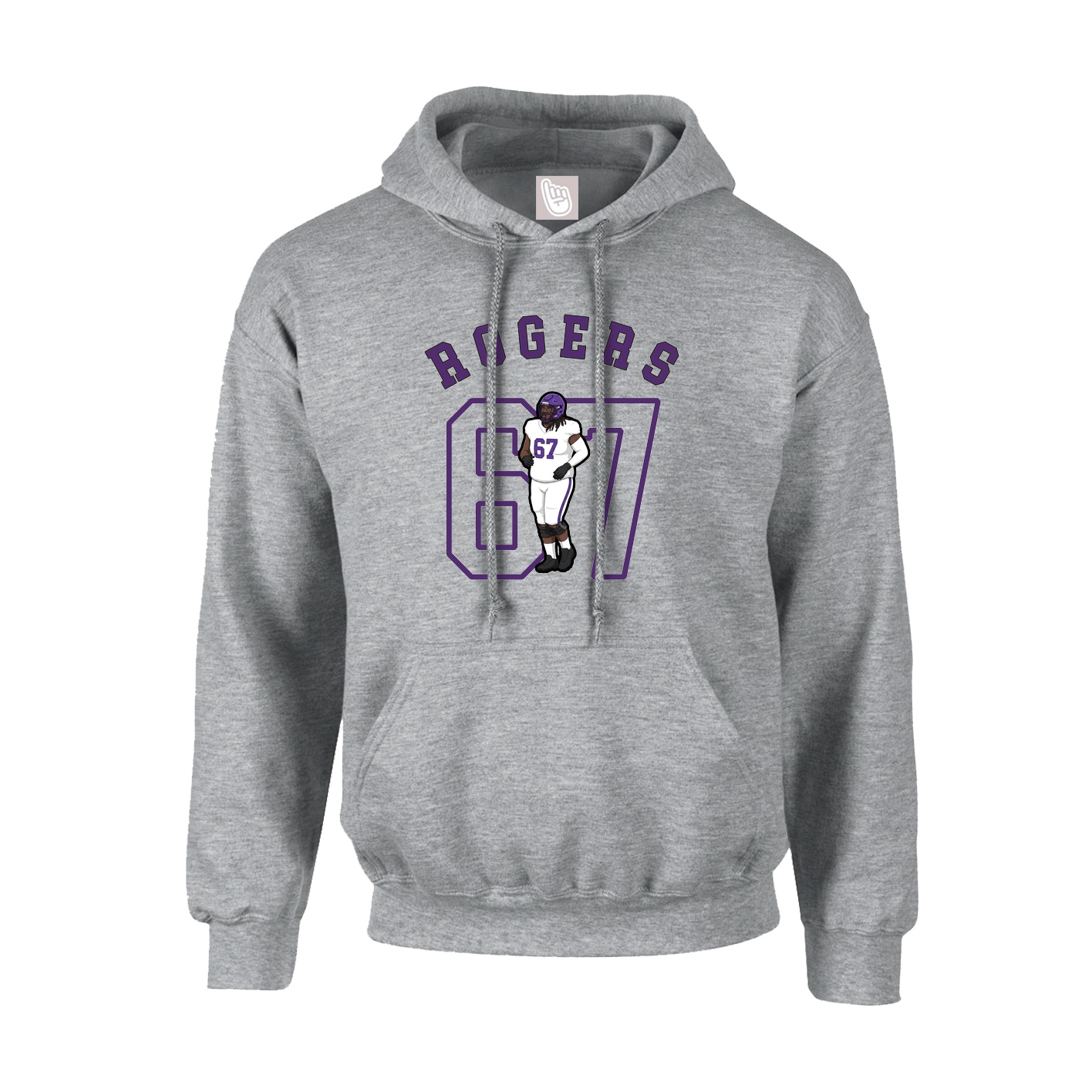 Youth Hoodie — Shirsey Arch in Grey