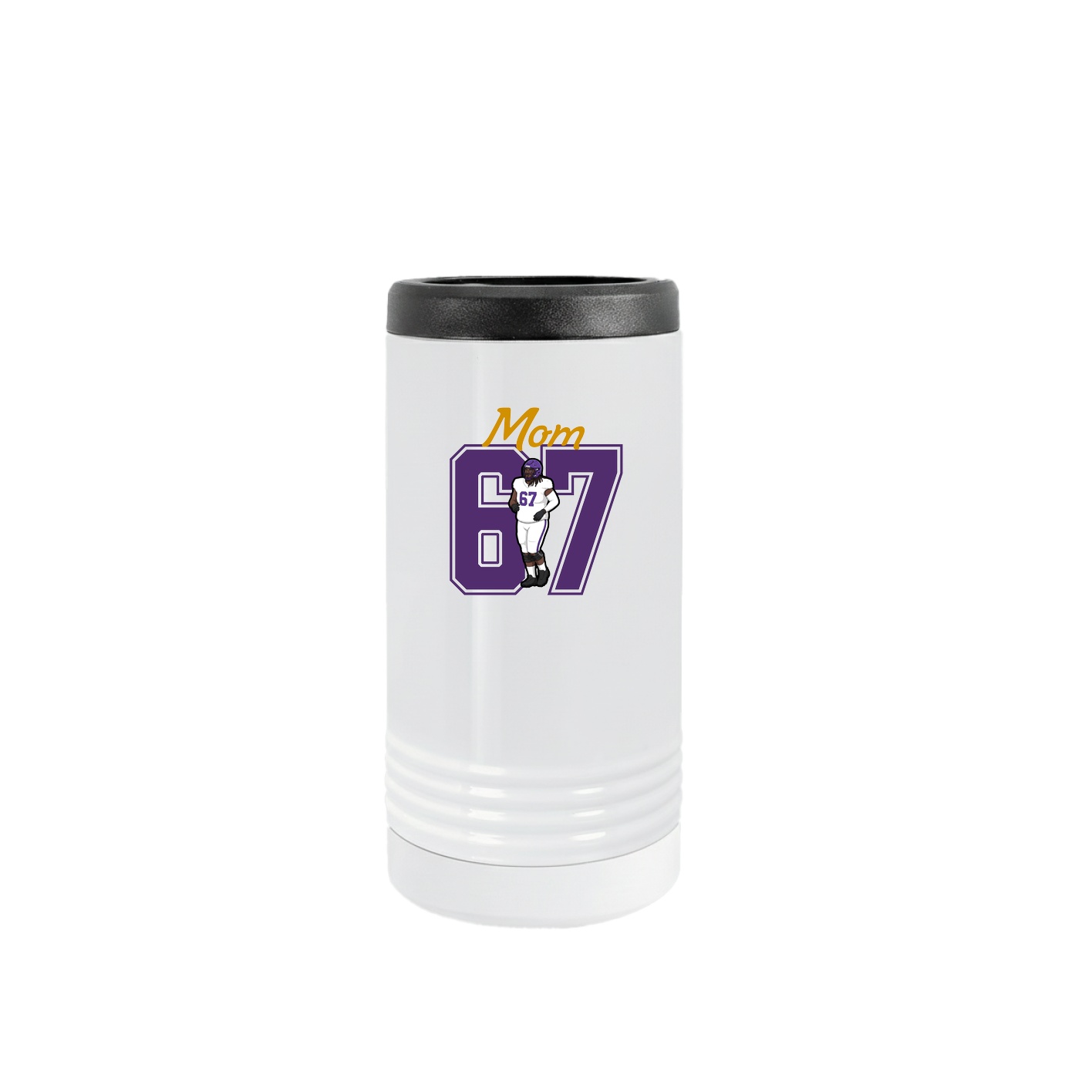 Slim Beverage Holder — Mothers Day Shirsey in White