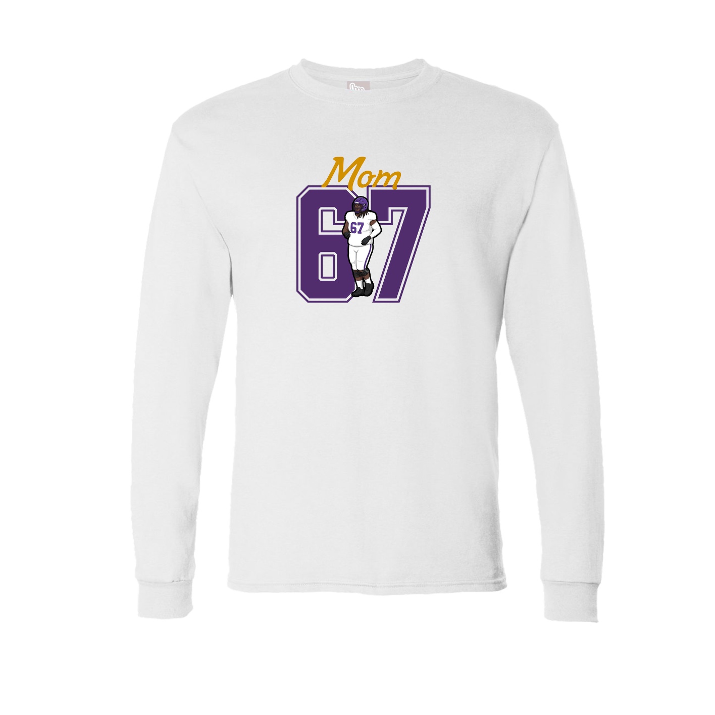 Long Sleeve Tee — Mothers Day Shirsey in White