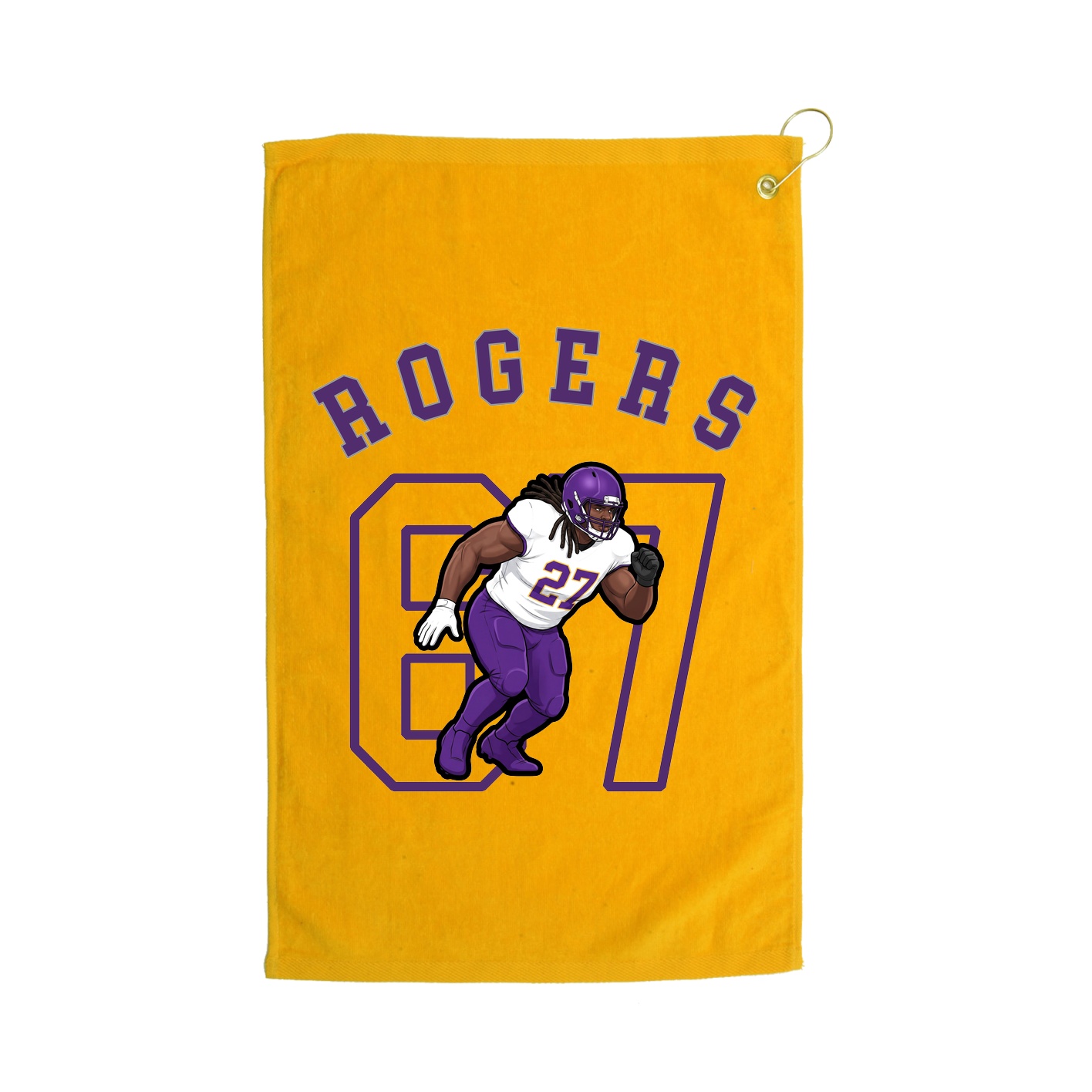 Golf Towel — Shirsey Arch in Gold