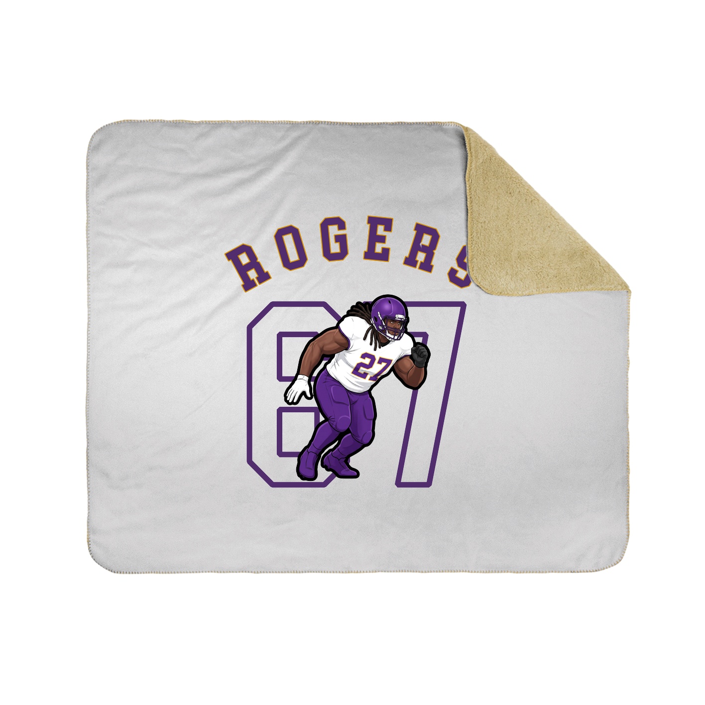 Throw Blanket — Shirsey Arch in White