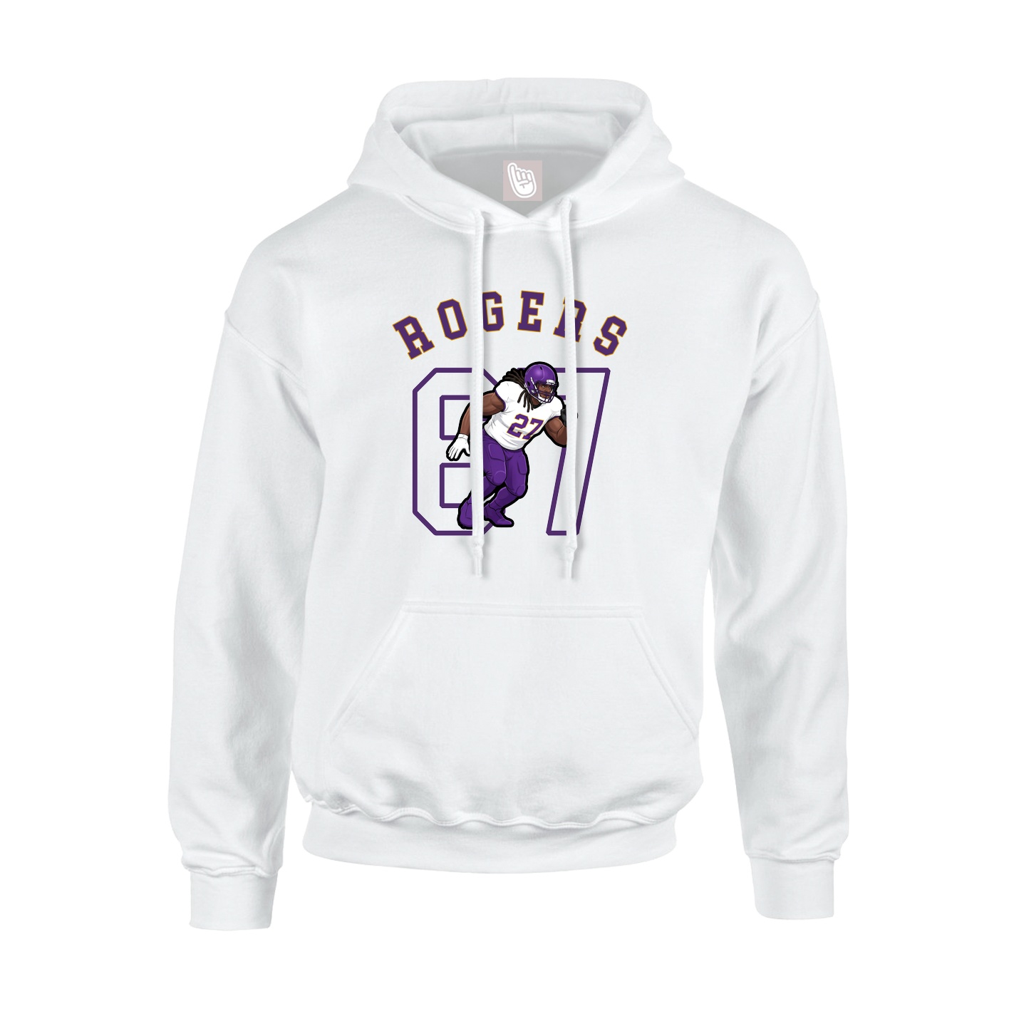 Hoodie — Shirsey Arch in White