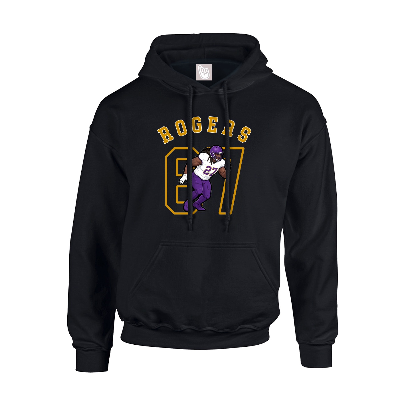 Youth Hoodie — Shirsey Arch in Black