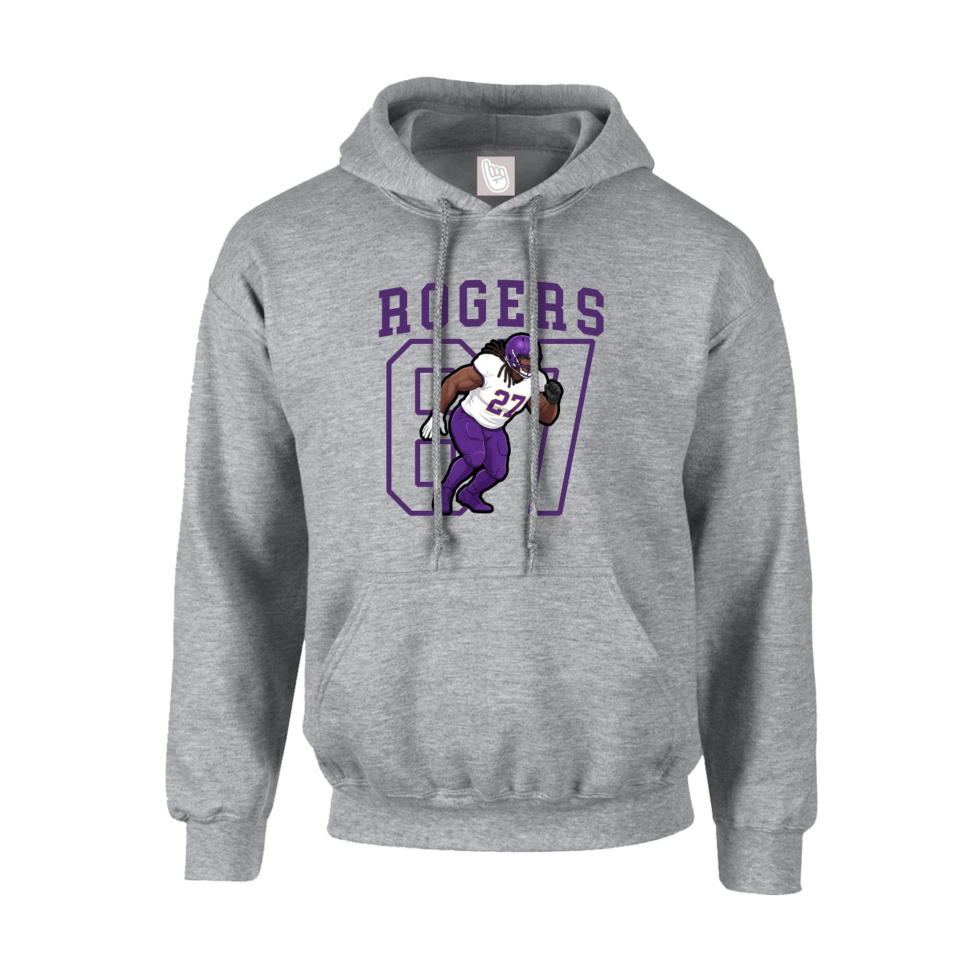 Hoodie — Shirsey in Grey