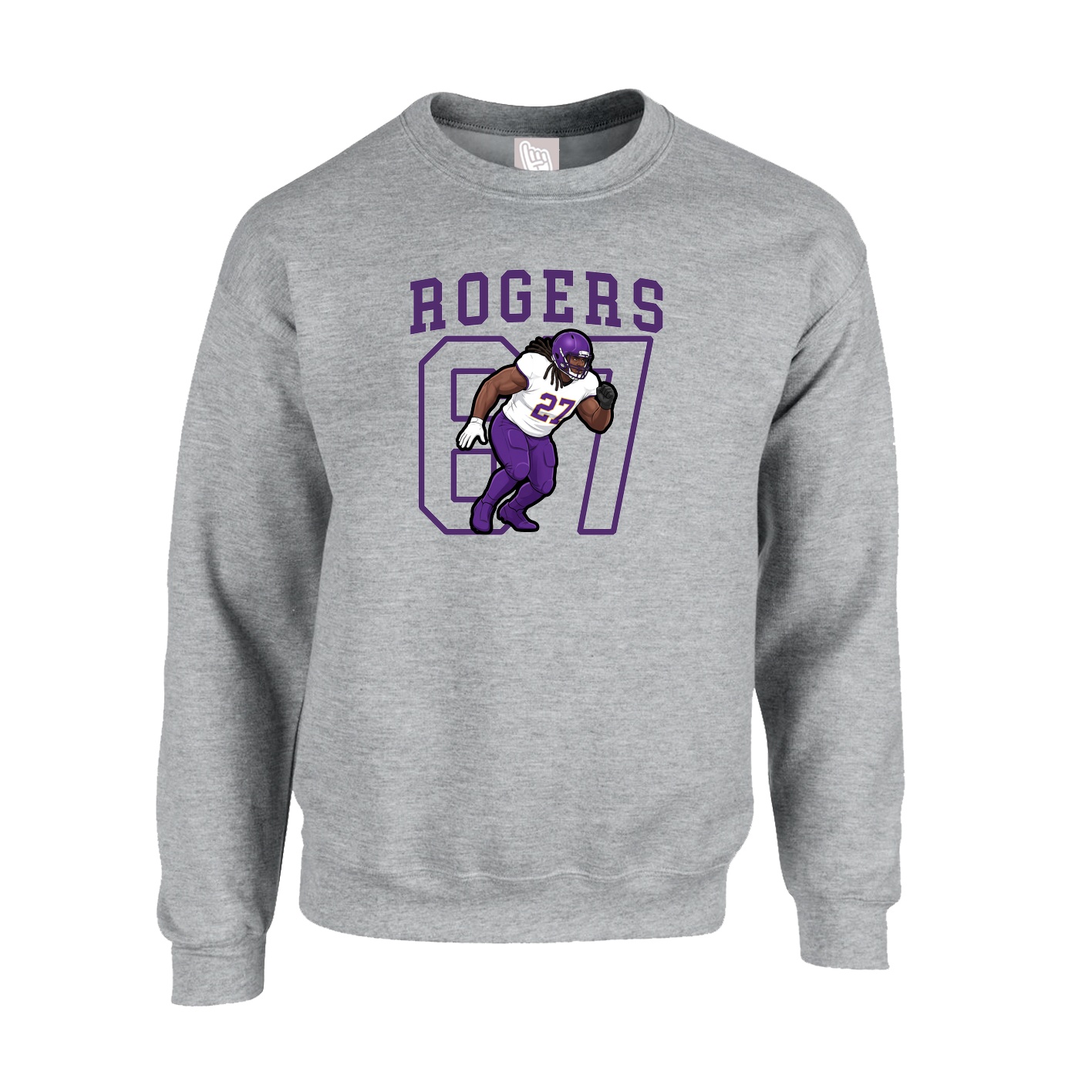 Fleece Crew — Shirsey in Grey